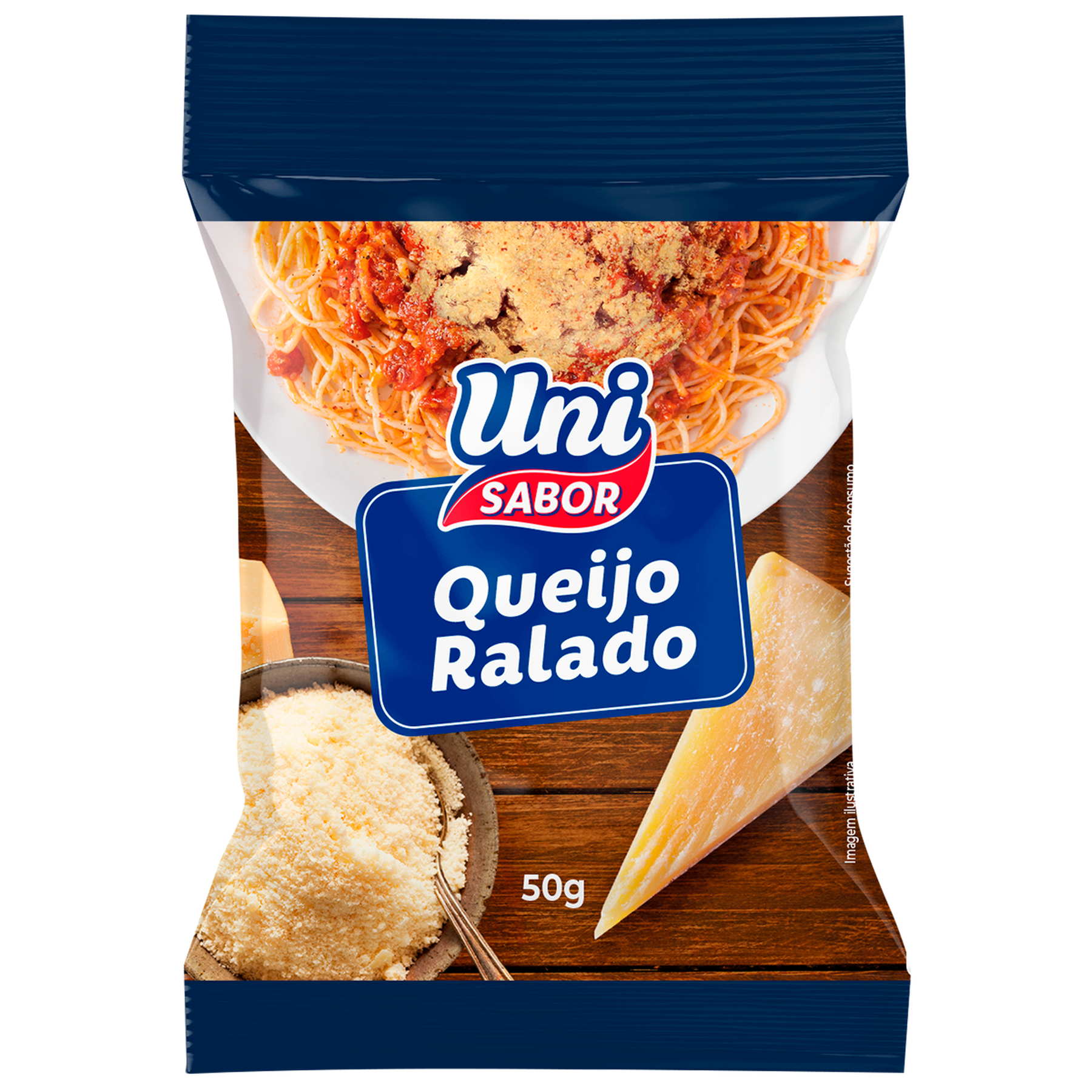 Queijo Ralado Uni Sabor 50g