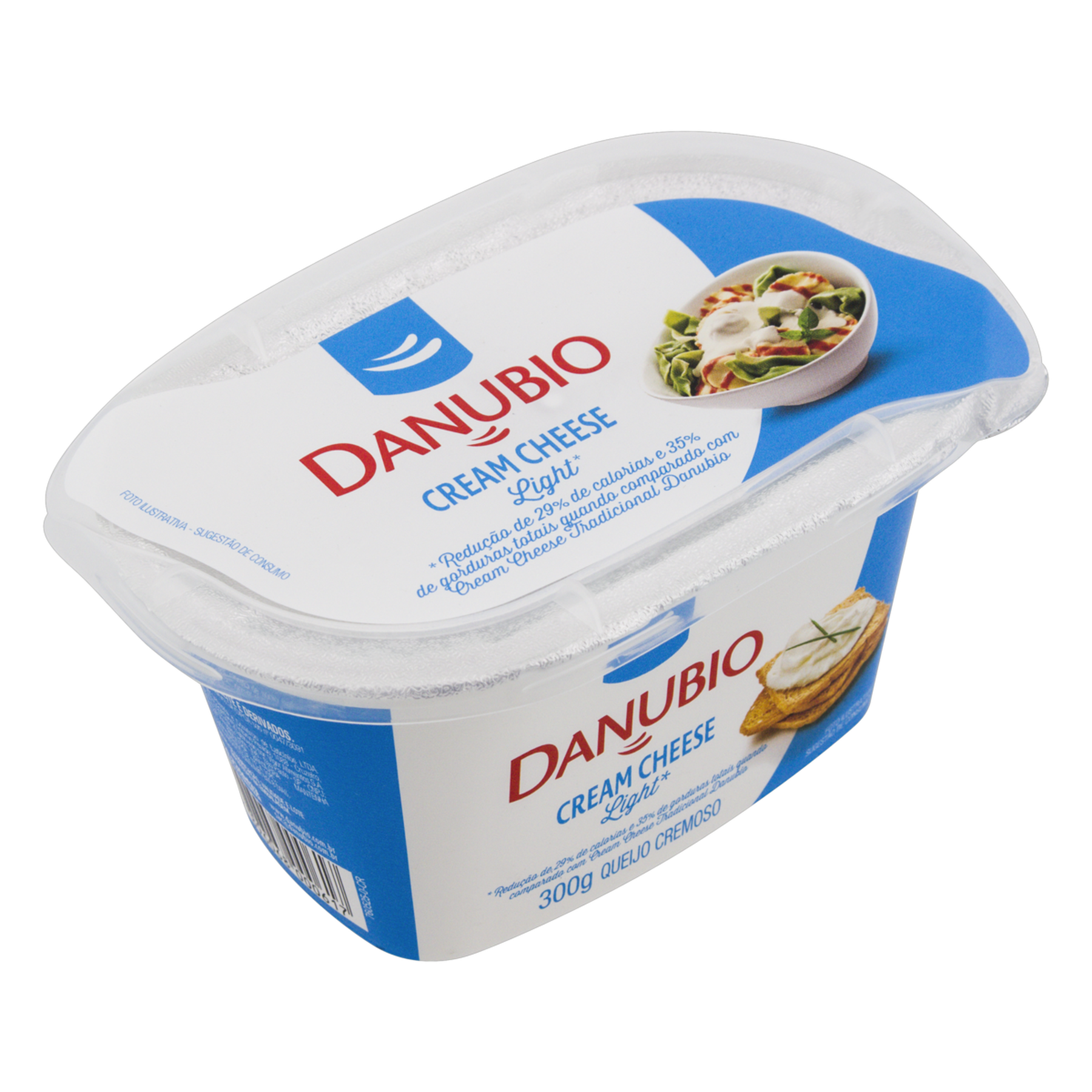 Queijo Cream Cheese Light Danubio Pote 300g