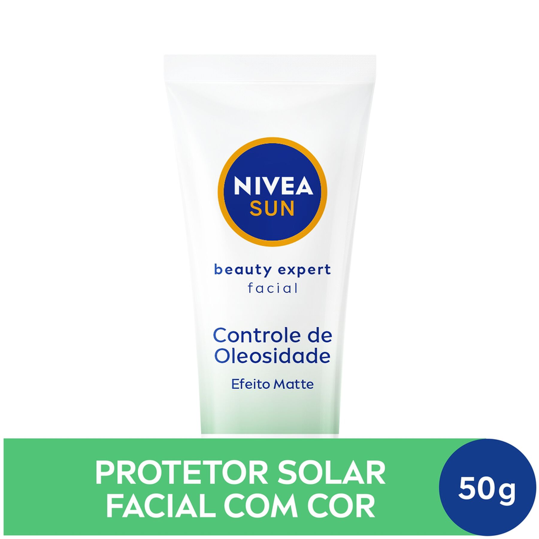 Protetor Solar Facial Beauty Expert Controle de Oleosidade FPS 50 Nivea Sun Caixa 50g