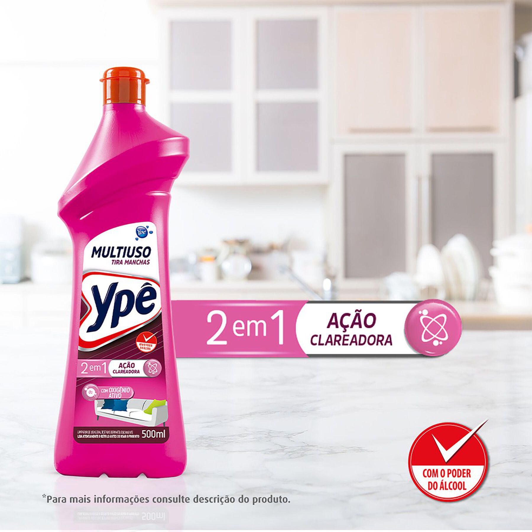 Limpador Multiuso Tira-Manchas Ypê Premium Squeeze 500ml
