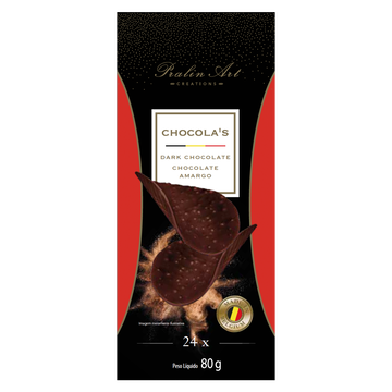 Chocolate Amargo Chocola's Pralin Art 80g