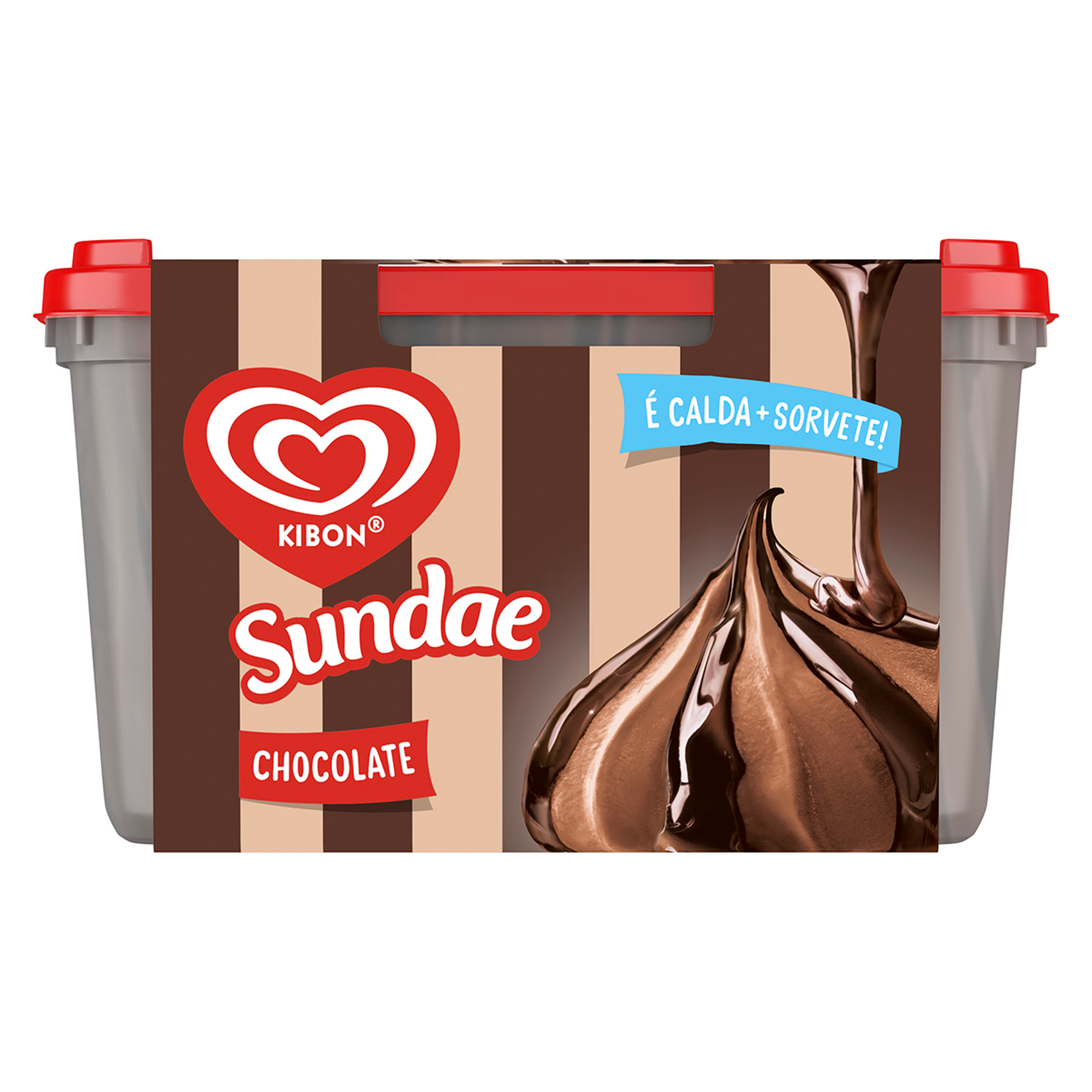 Sorvete Sundae Chocolate Kibon Pote 1,4l