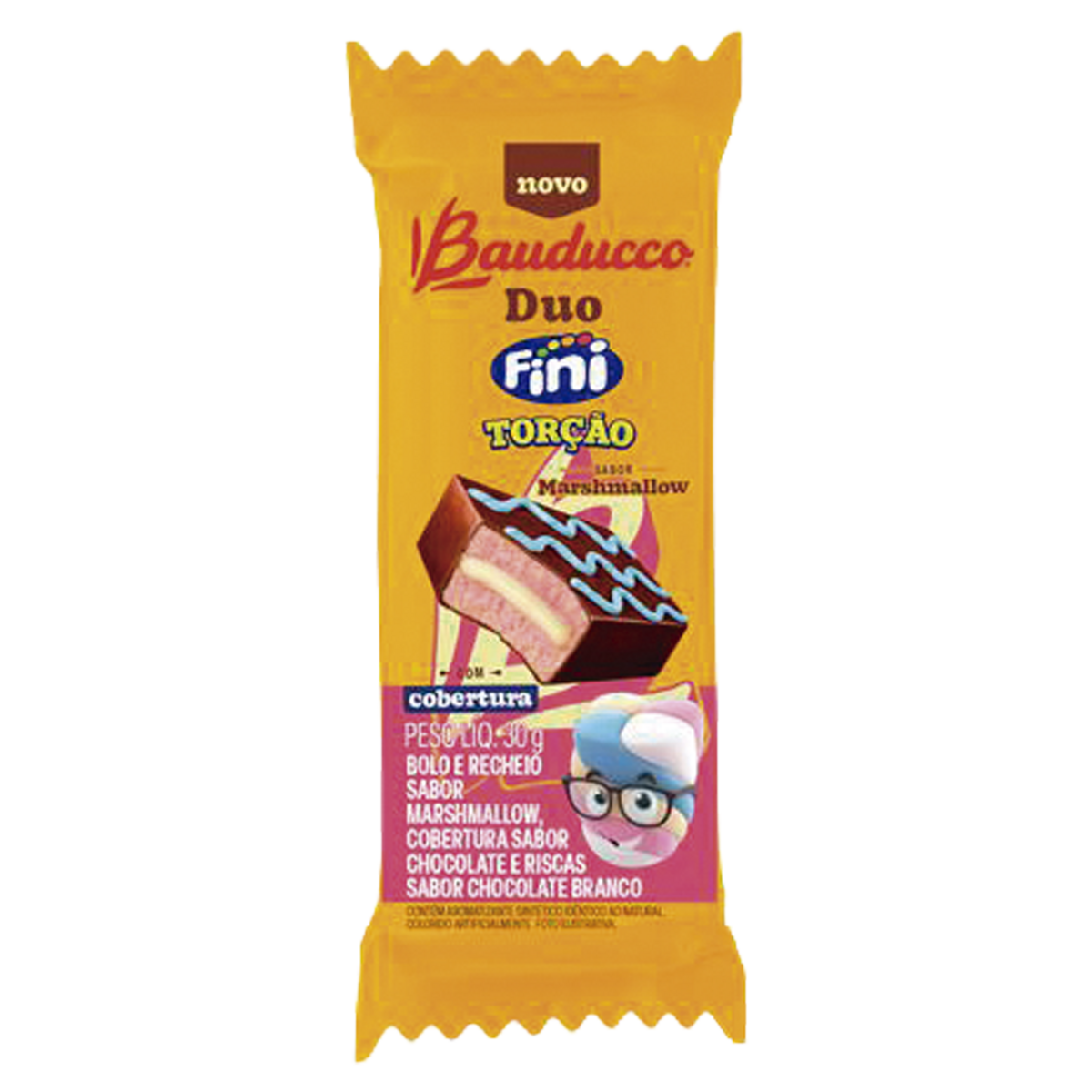 Bolo Tor&ccedil;&atilde;o Fini Bauducco Duo Pacote 30g