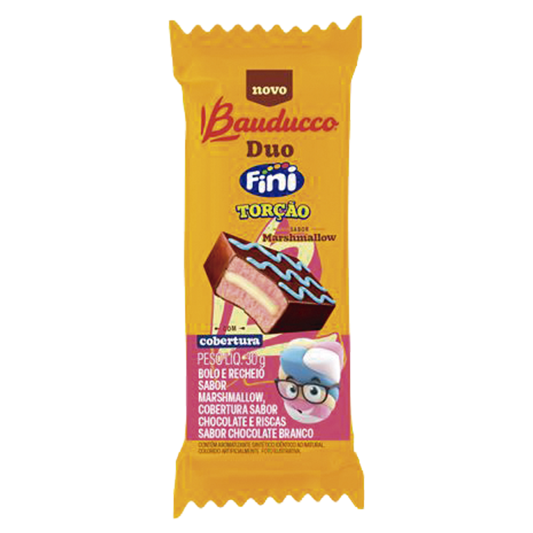 Bolo Tor&ccedil;&atilde;o Fini Bauducco Duo Pacote 30g