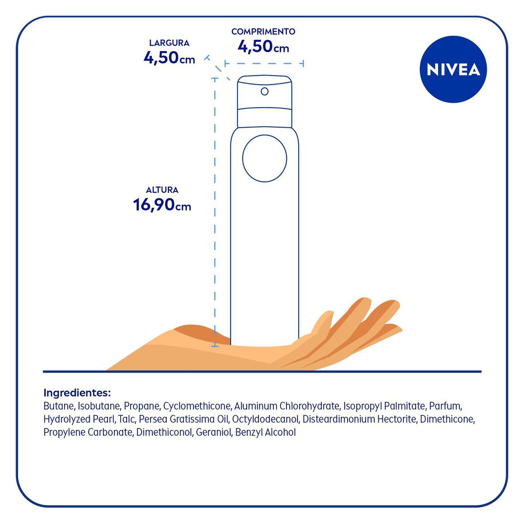 Antitranspirante Aerossol Nivea Pearl & Beauty 150ml
