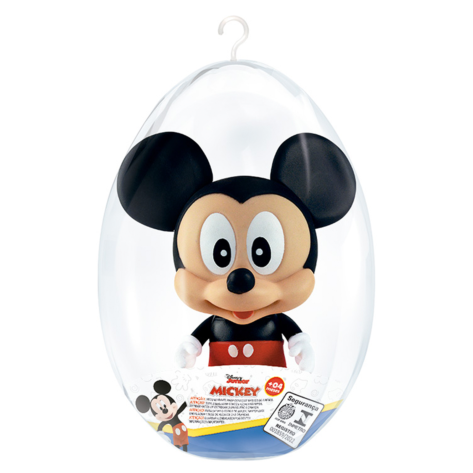 Ovo de Brinquedo Mickey Disney 17x12cm
