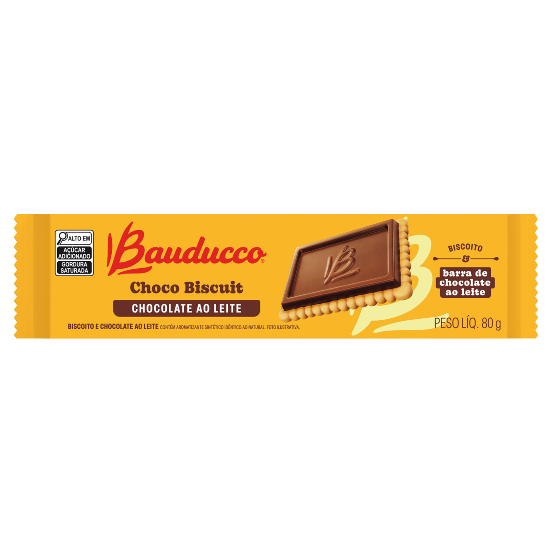 Biscoito Choco Biscuit Bauducco 80g