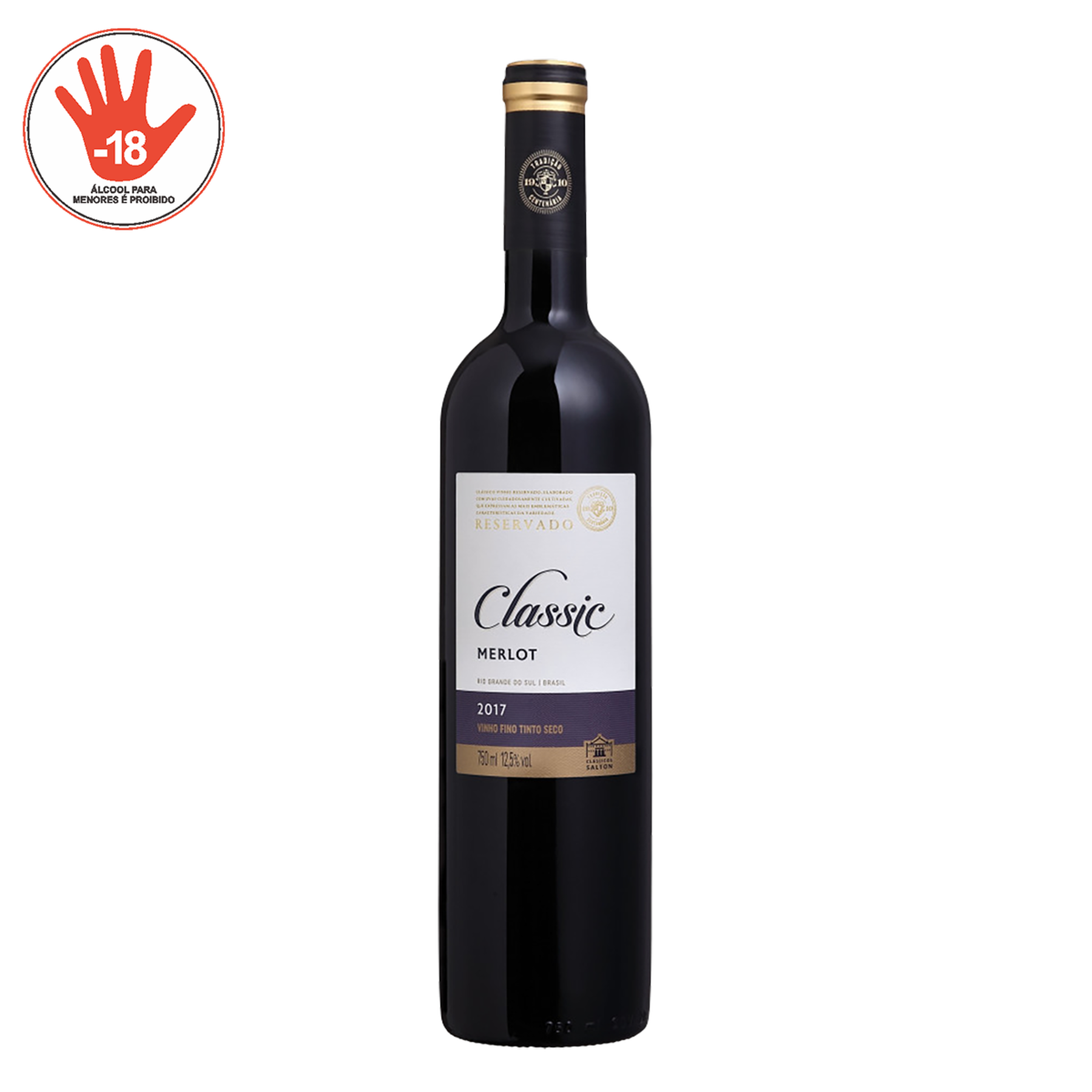 Vinho Tinto Merlot Salton Classic Garrafa 750ml