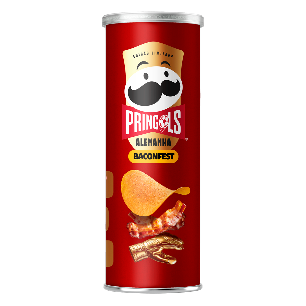 Salgadinho de Batata Baconfest Alemanha Pringles Tubo 100g - Edi&ccedil;&atilde;o Limitada Pringols