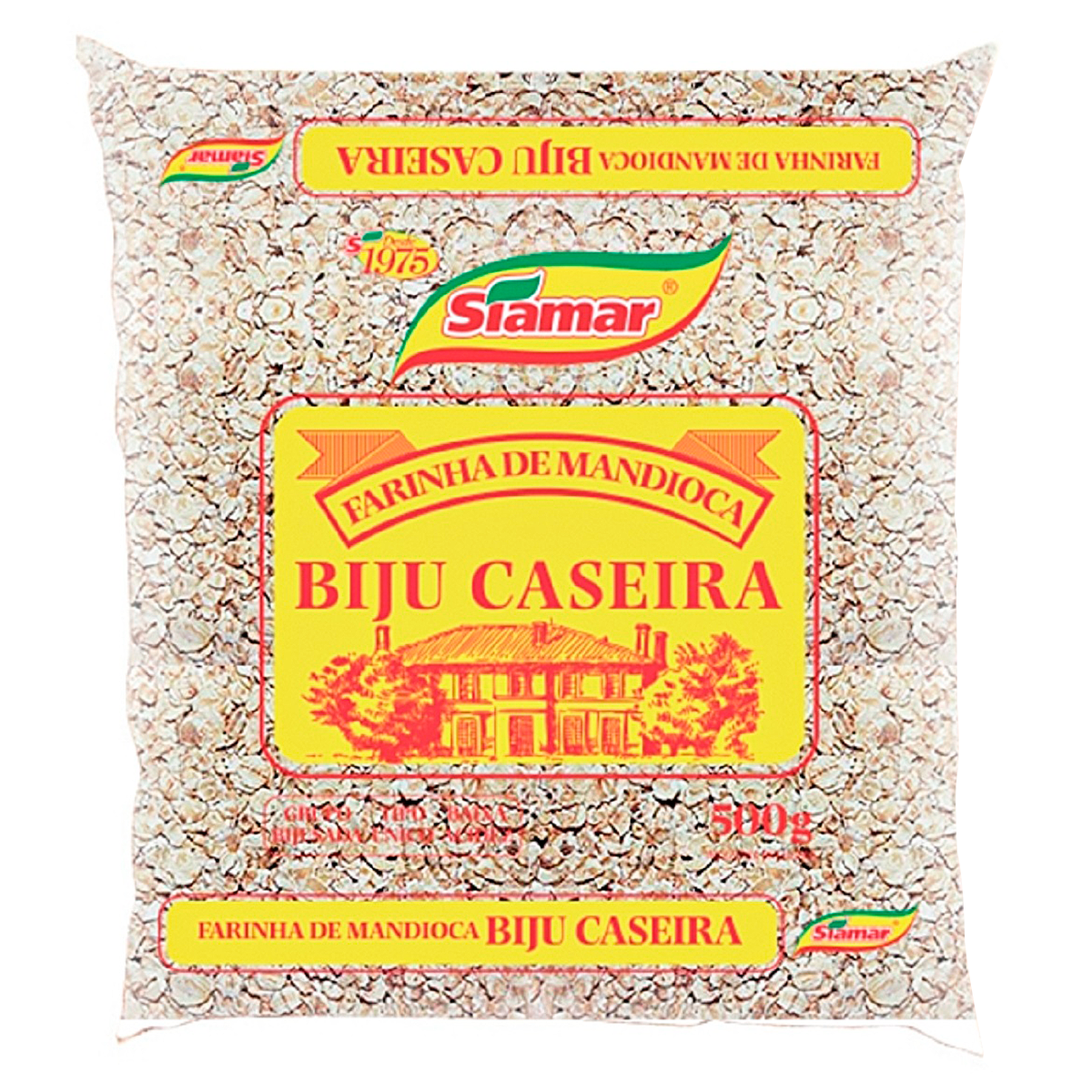 Farinha de Mandioca Biju Caseira Siamar Pacote 500g