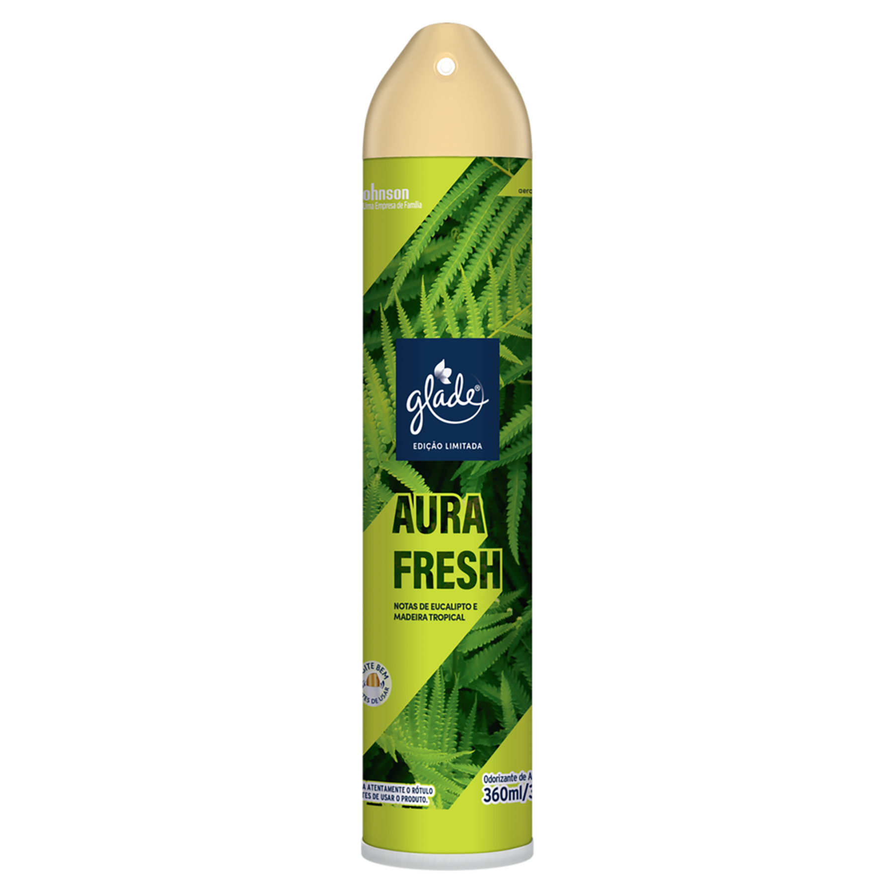Odorizador de Ambiente Aerossol Aura Fresh Glade Frasco 360ml Spray