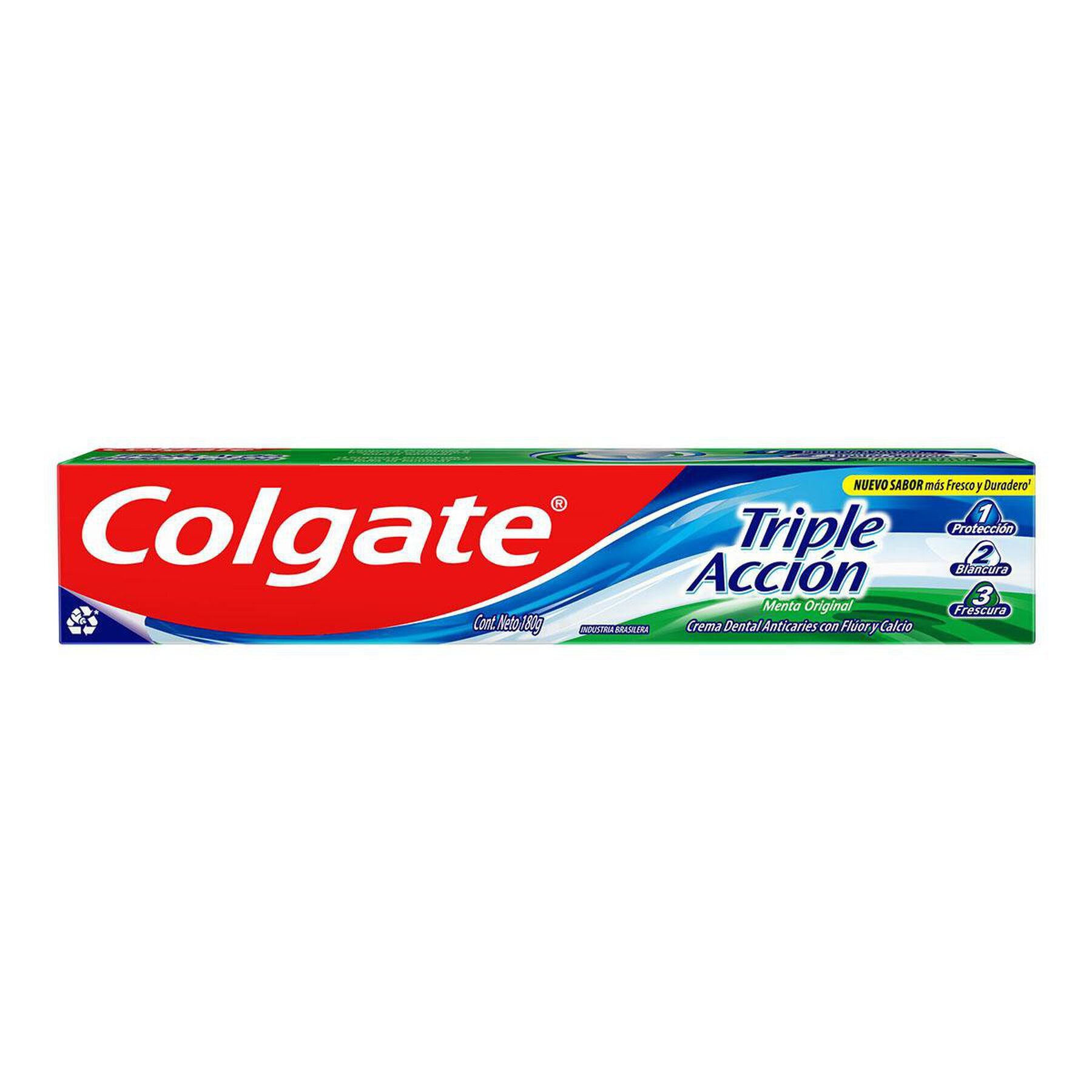 Creme Dental Menta Original Colgate Tripla Ação Caixa 180g