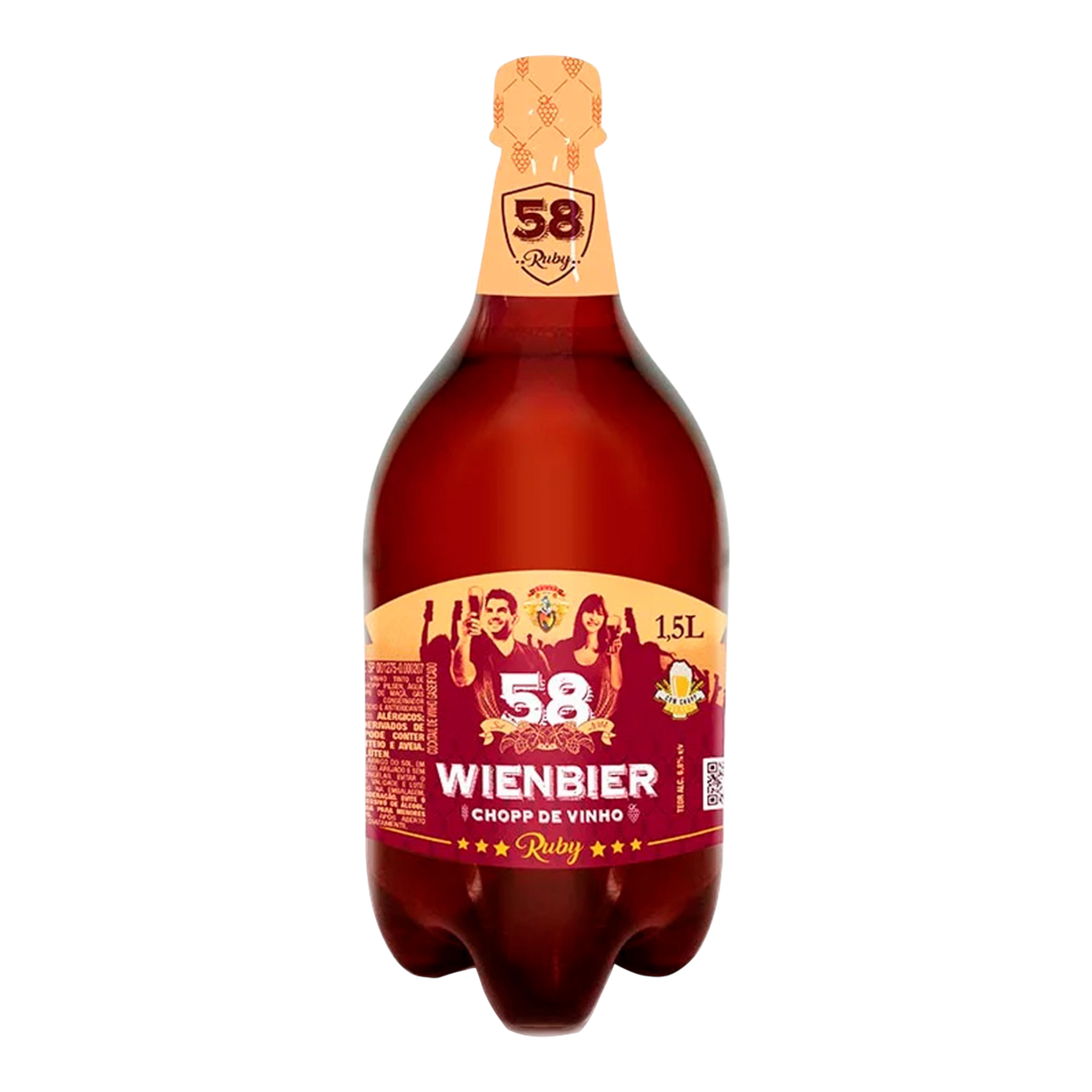 Chopp de Vinho Ruby Wienbier 58 Garrafa 1,5l