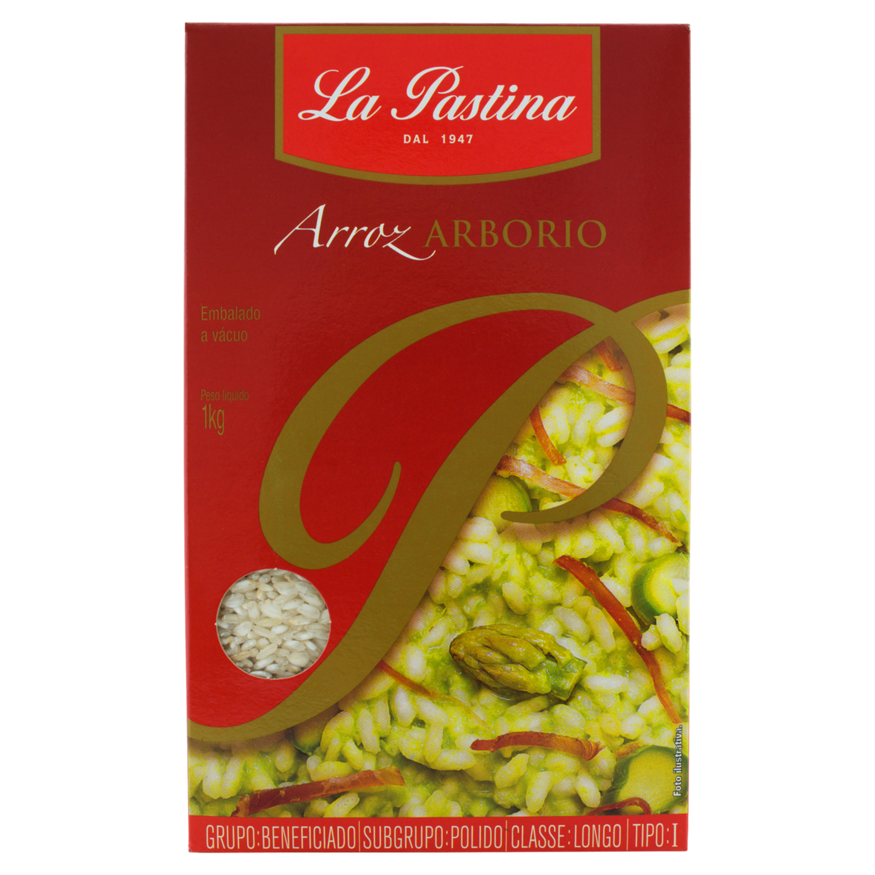 Arroz Arborio La Pastina Caixa 1kg