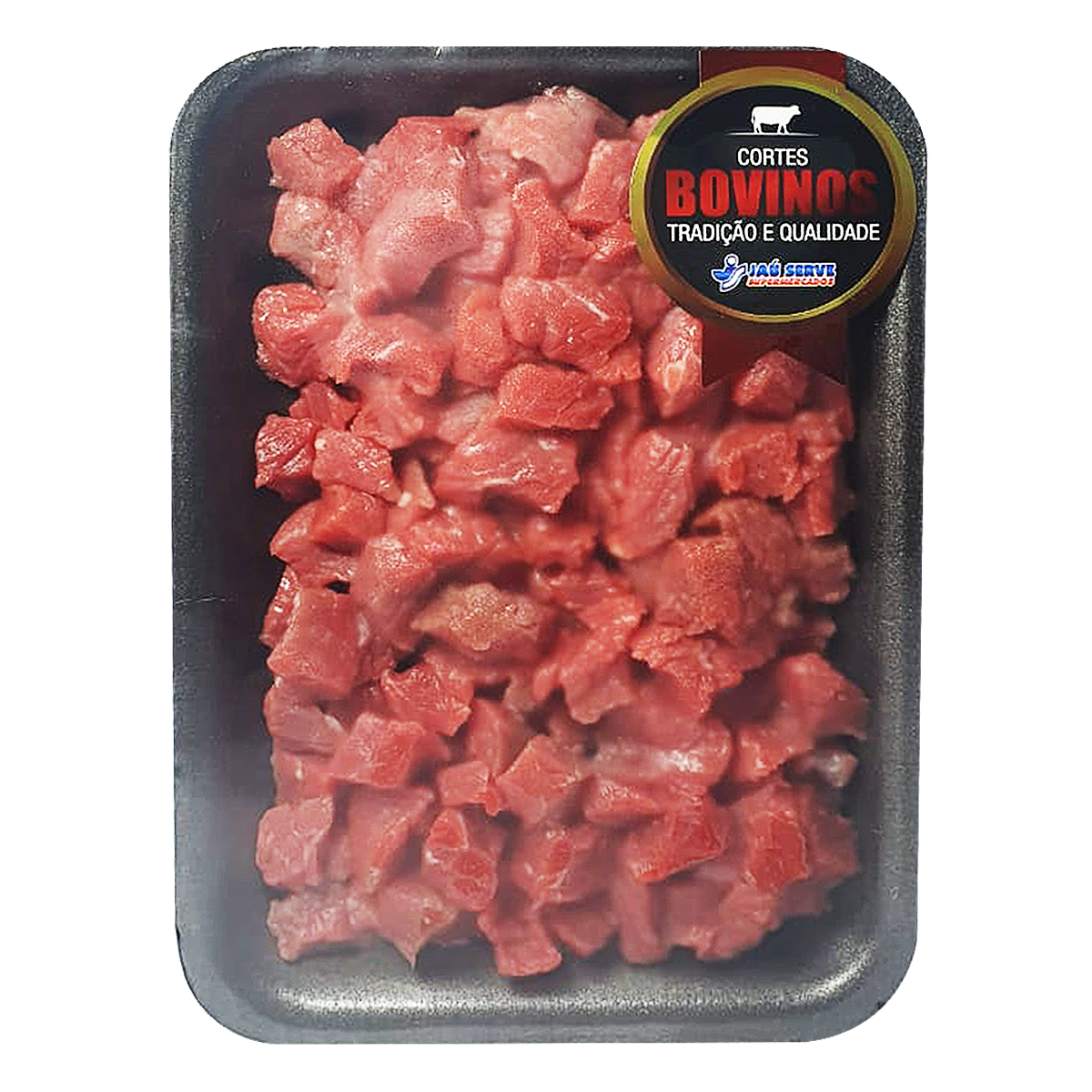 Alcatra Picadinho Bandeja aprox. 525g