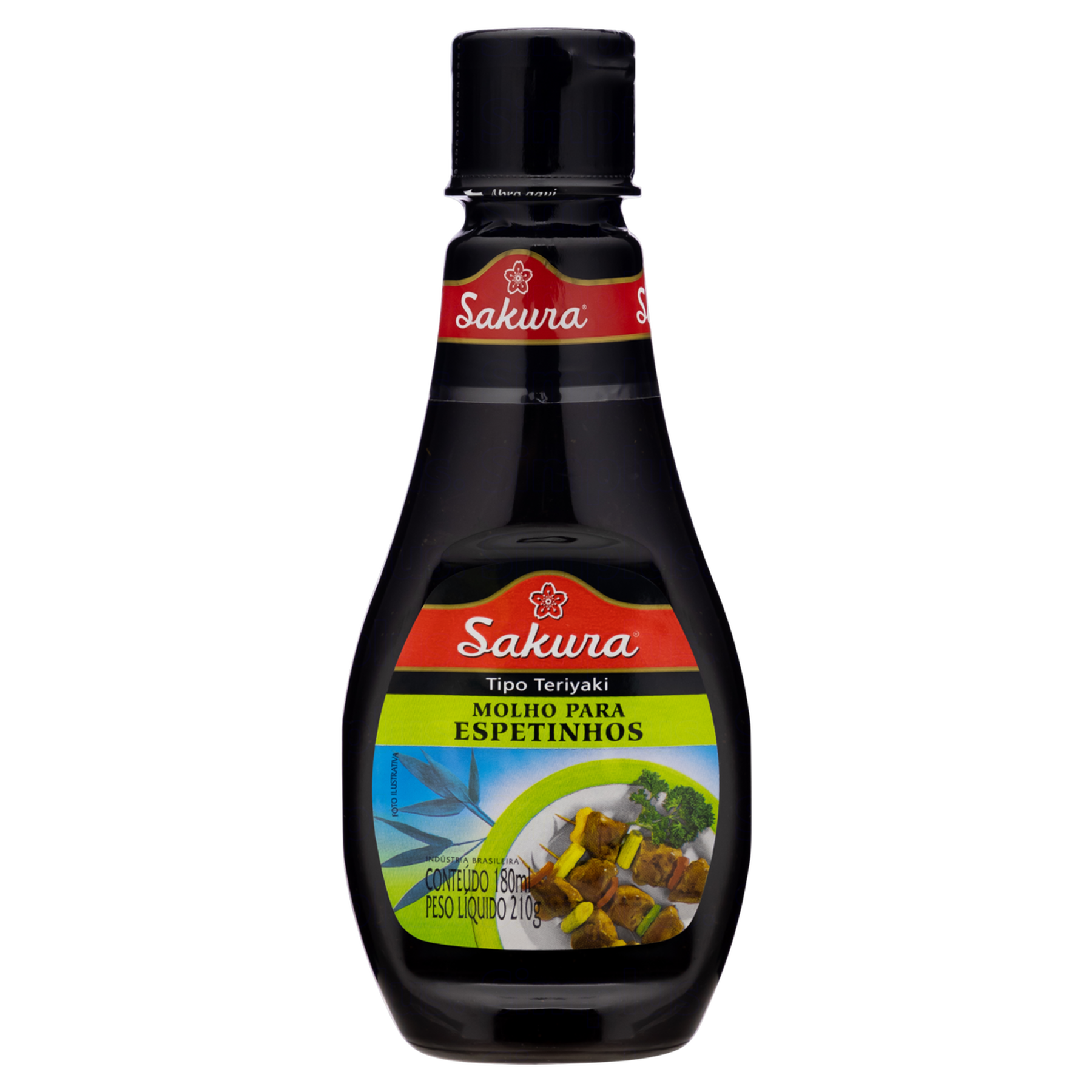 Molho para Espetinhos Teriyaki Sakura Squeeze 180ml