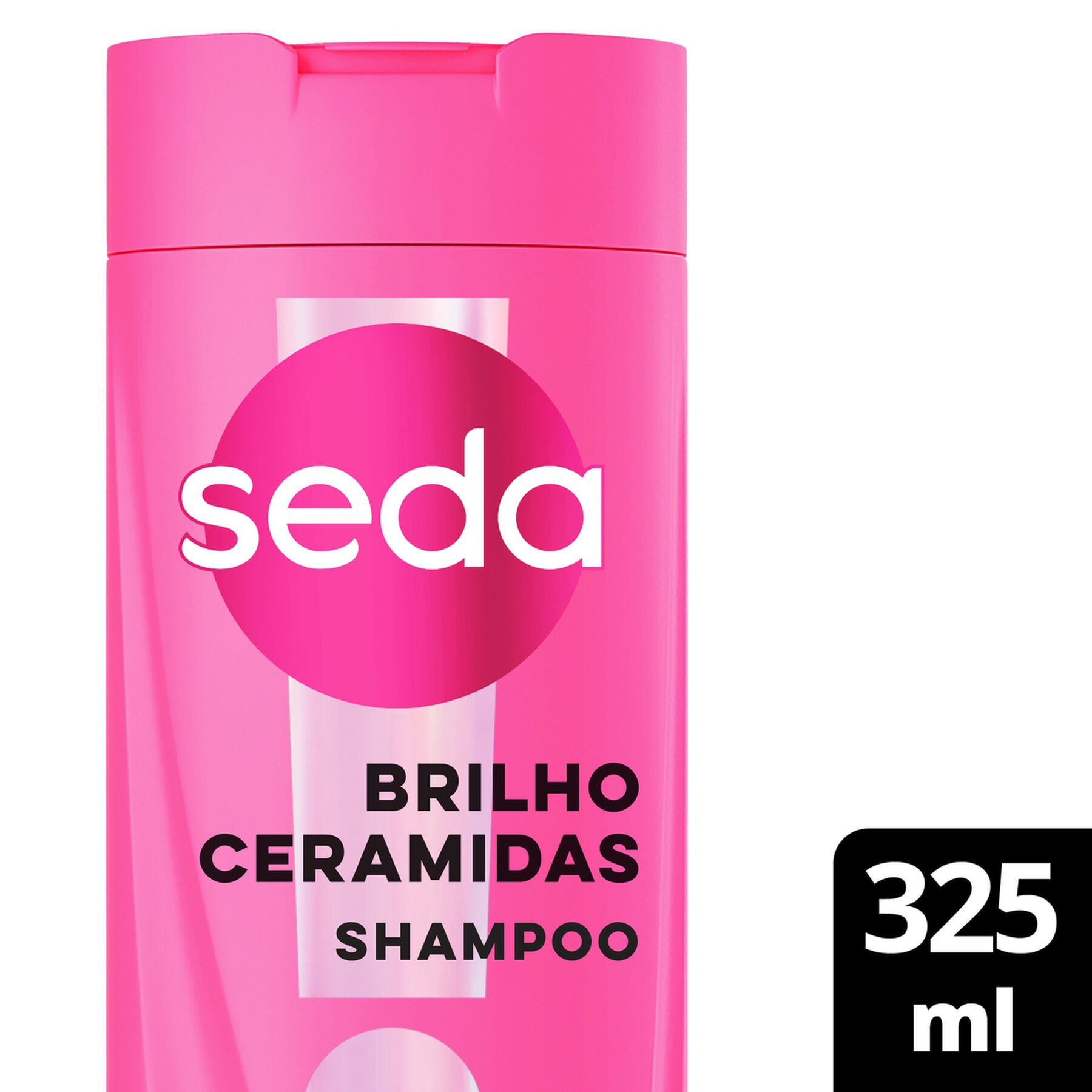 Shampoo Brilho Ceramidas Seda Frasco 325ml