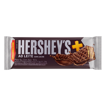 Wafer Recheio e Cobertura Chocolate ao Leite Hershey's Mais 102g