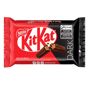 Chocolate Wafer Dark KitKat Nestlé Pacote 41,5g