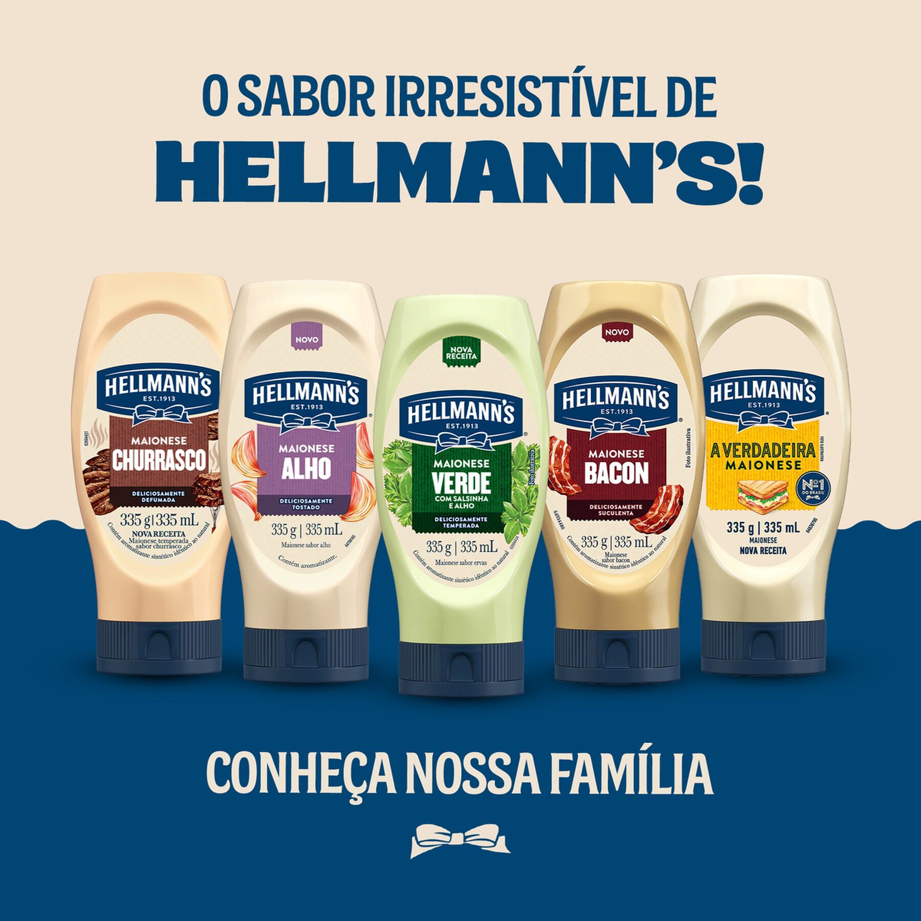 Maionese Verde Hellmann's Squeeze 335g