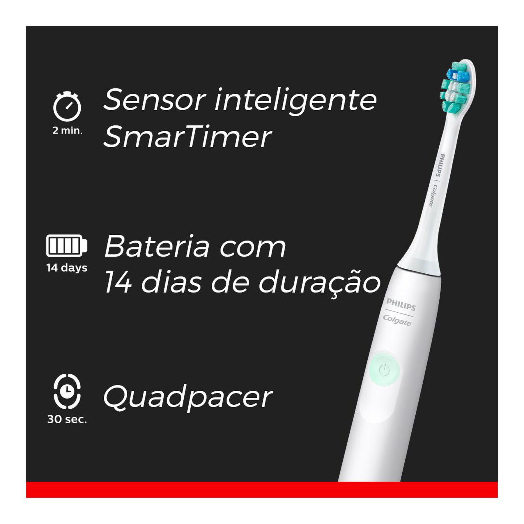Escova Dental Elétrica SonicPro 10 Colgate + Philips