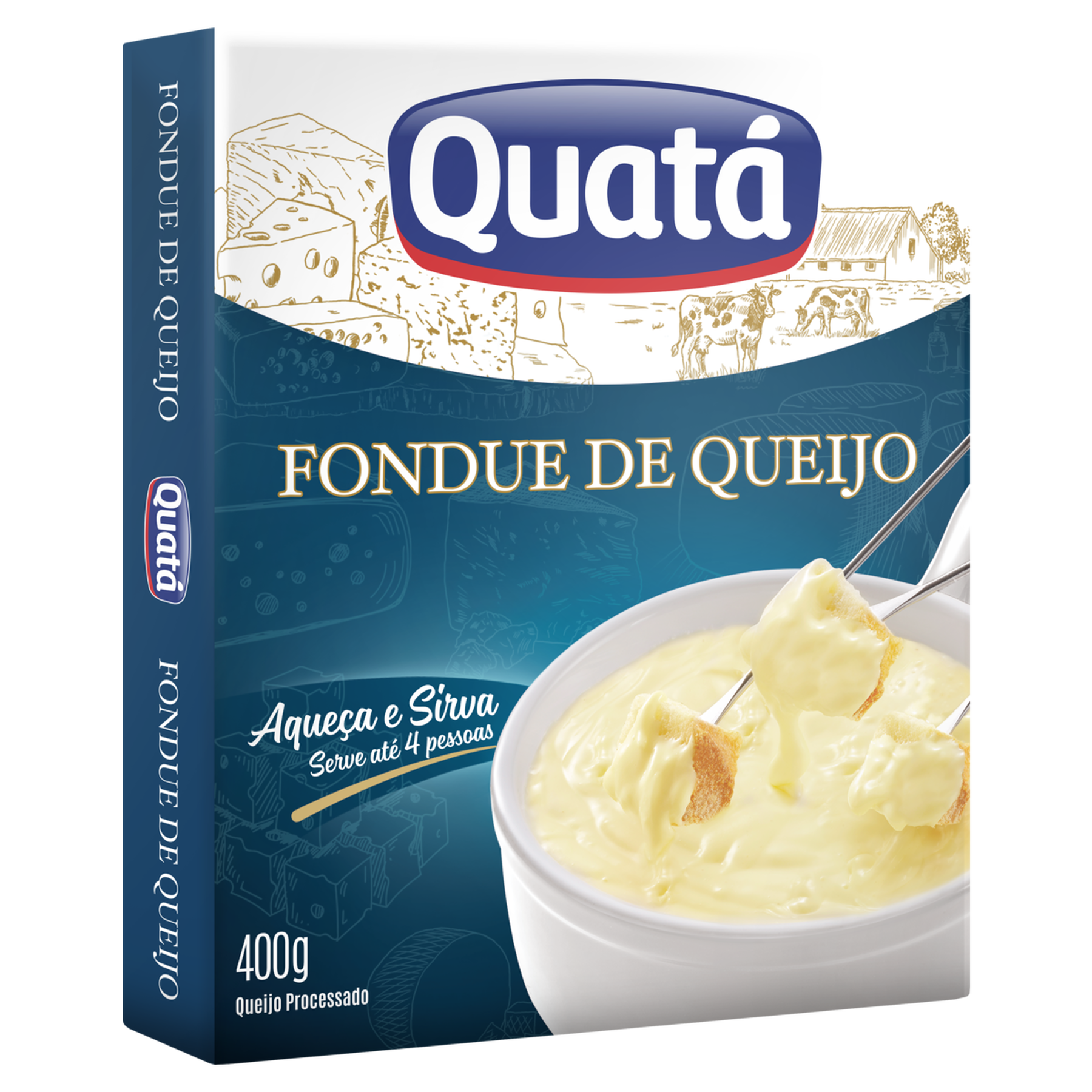 Fondue de Queijo Quatá Caixa 400g