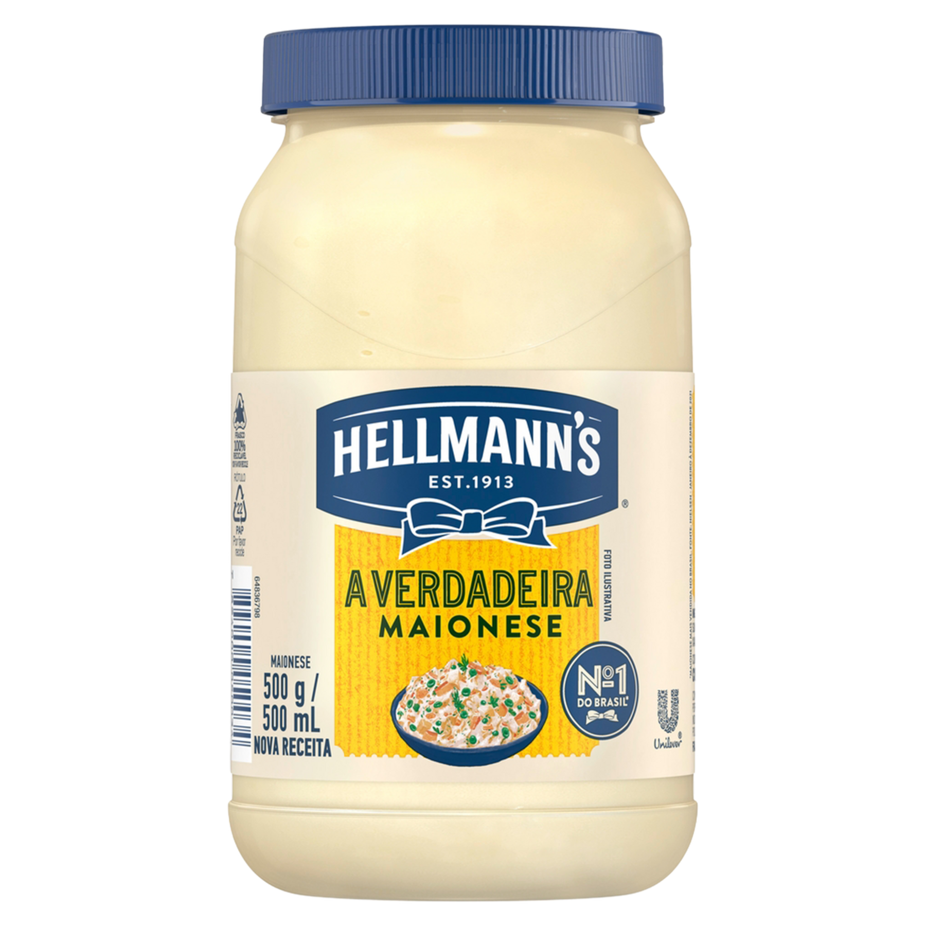 Maionese Tradicional Hellmann's Pote 500g
