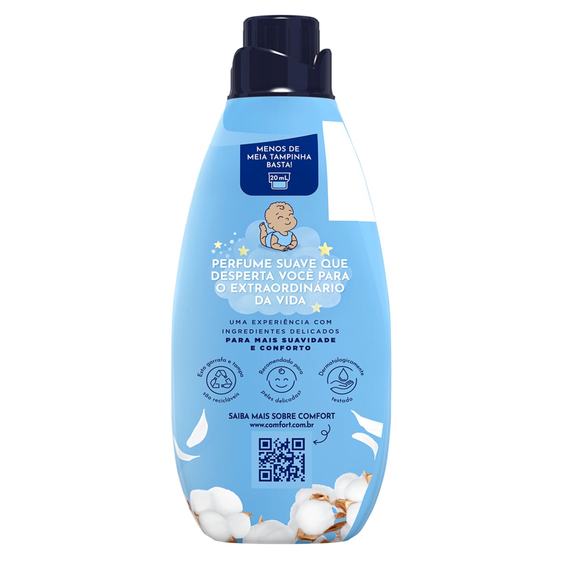 Amaciante de Roupa Concentrado Puro Cuidado Comfort Intense Frasco 1l