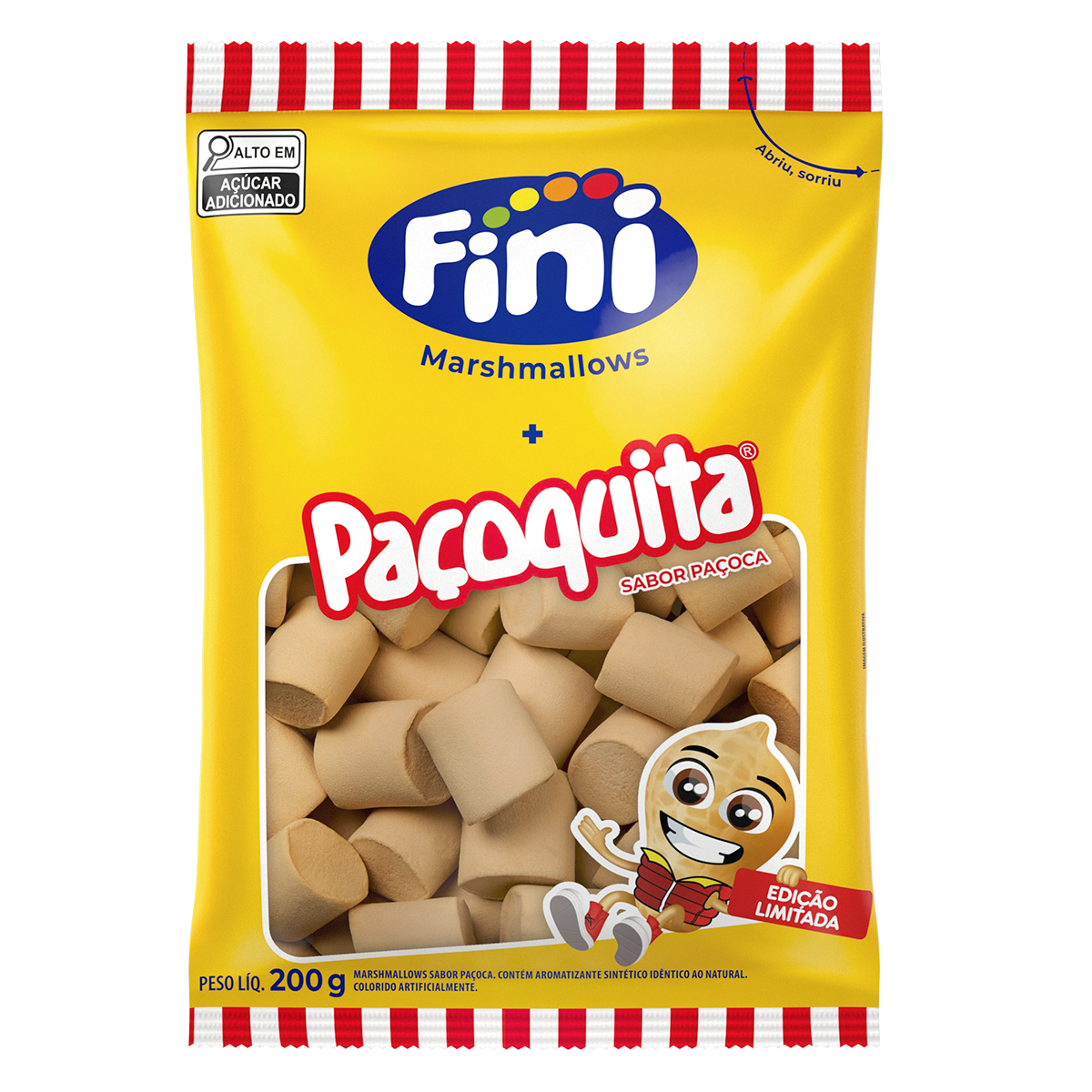 Marshmallow Pa&ccedil;oquita Fini Pacote 200g