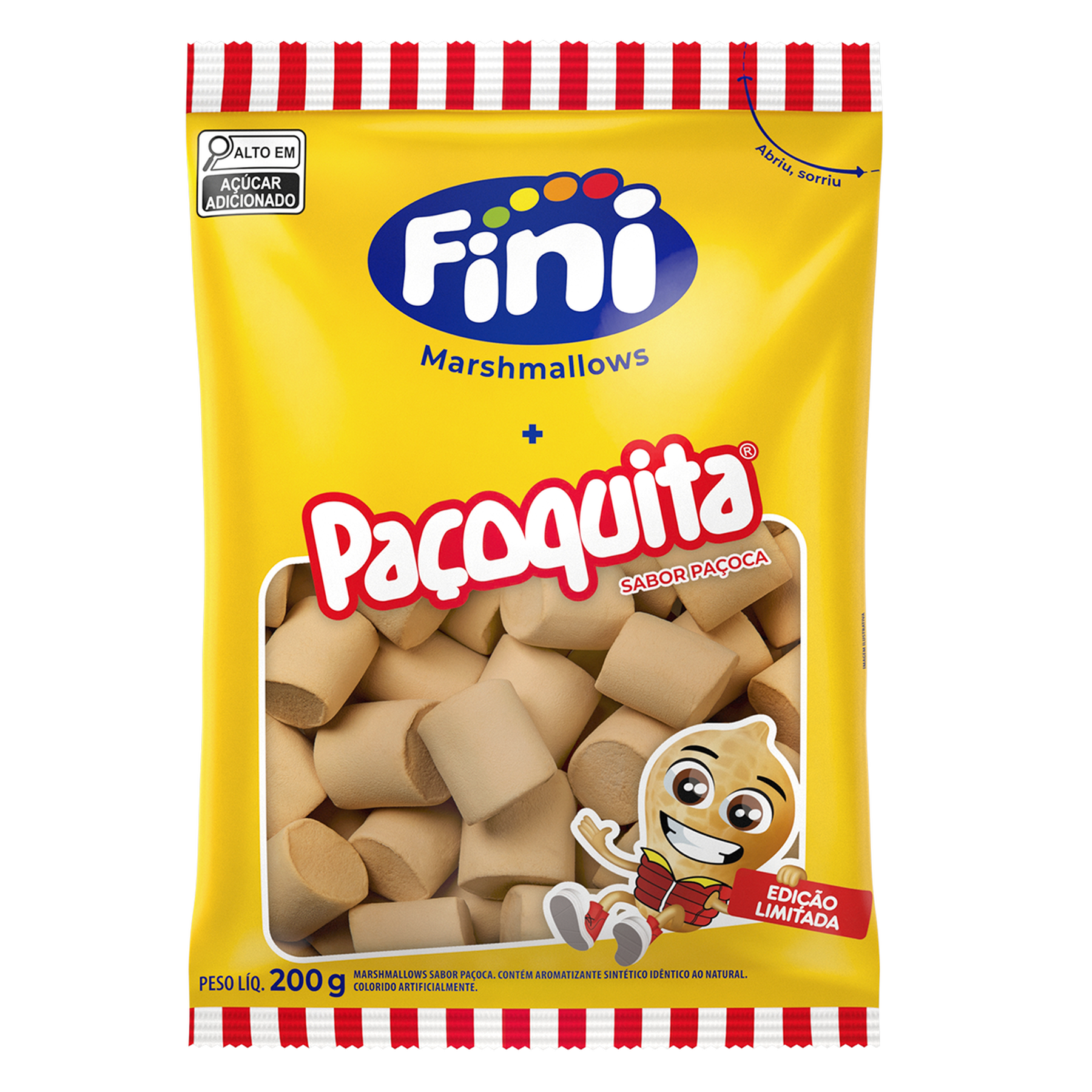 Marshmallow Pa&ccedil;oquita Fini Pacote 200g