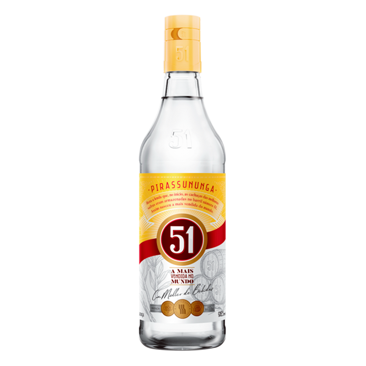 Cacha&ccedil;a Tradicional 51 Garrafa 965ml