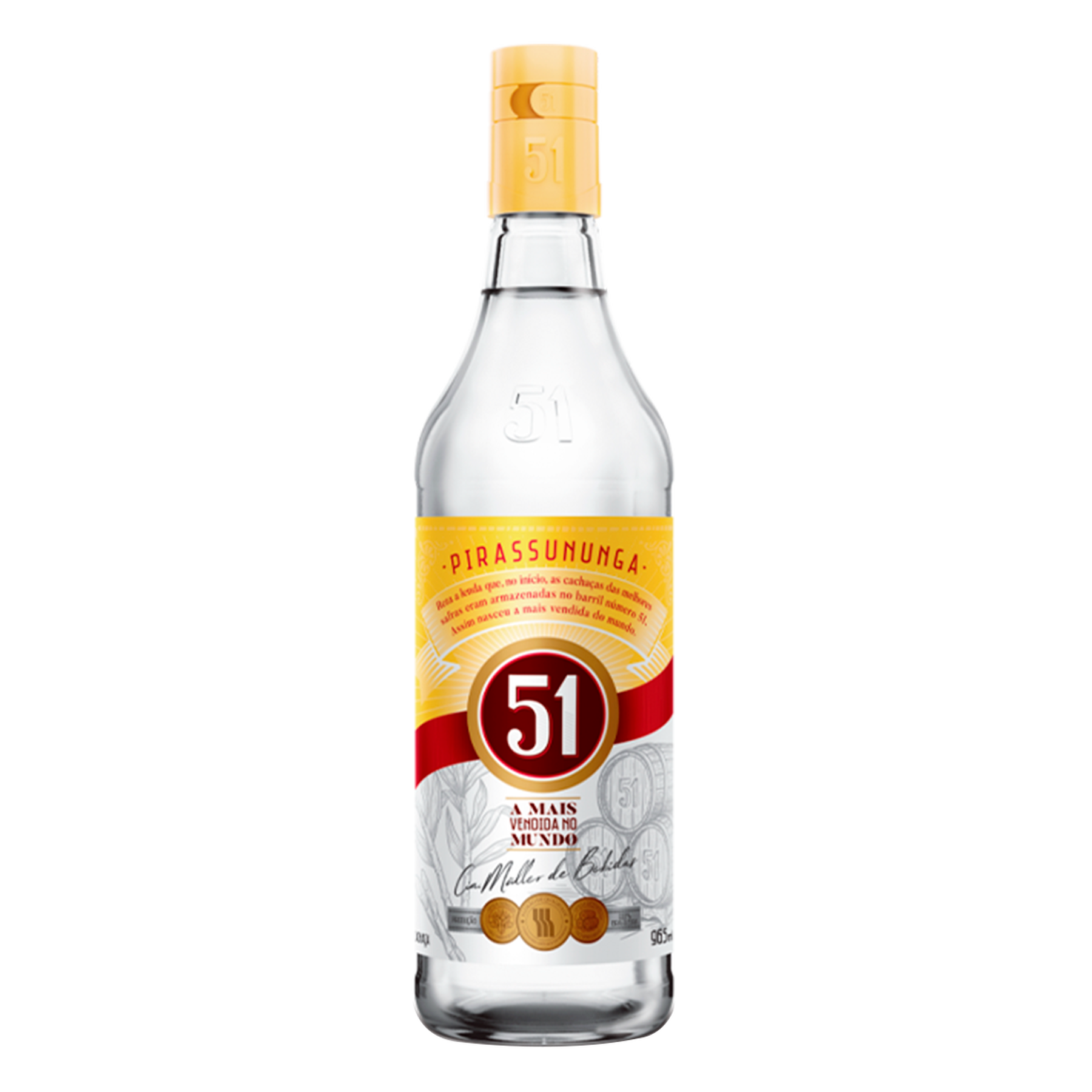 Cacha&ccedil;a Tradicional 51 Garrafa 965ml
