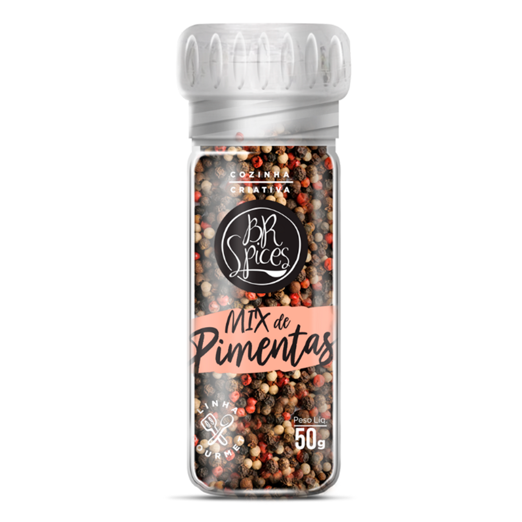 Mix de Pimentas Gourmet BR Spices Vidro 50g