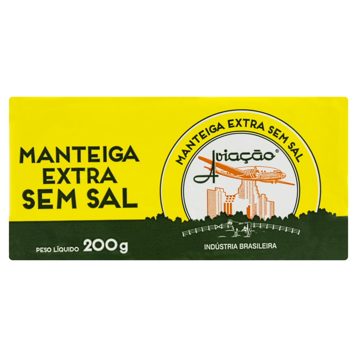 Manteiga sem Sal Avia&ccedil;&atilde;o 200g