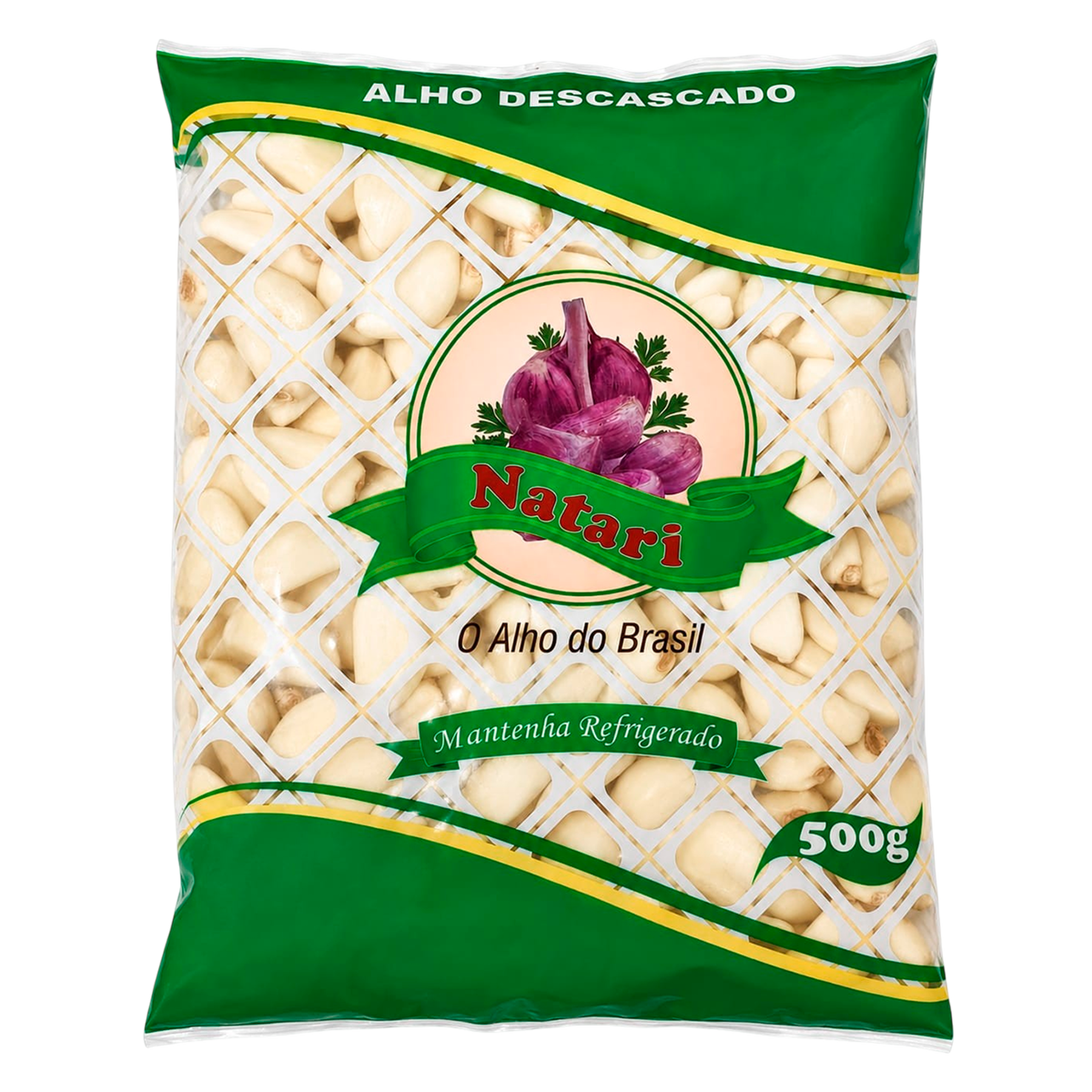 Alho Descascado Natari Pacote 500g