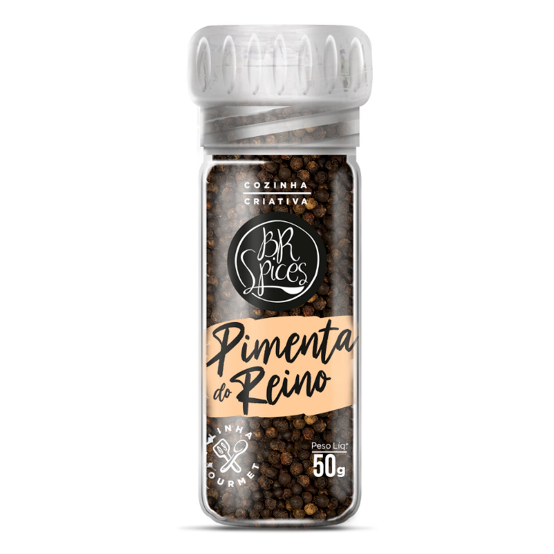 Pimenta do Reino Gourmet BR Spices Vidro 50g