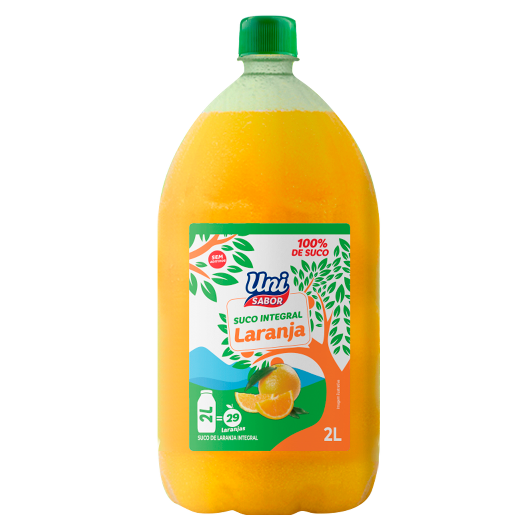 Suco Integral Laranja Uni Sabor 2l