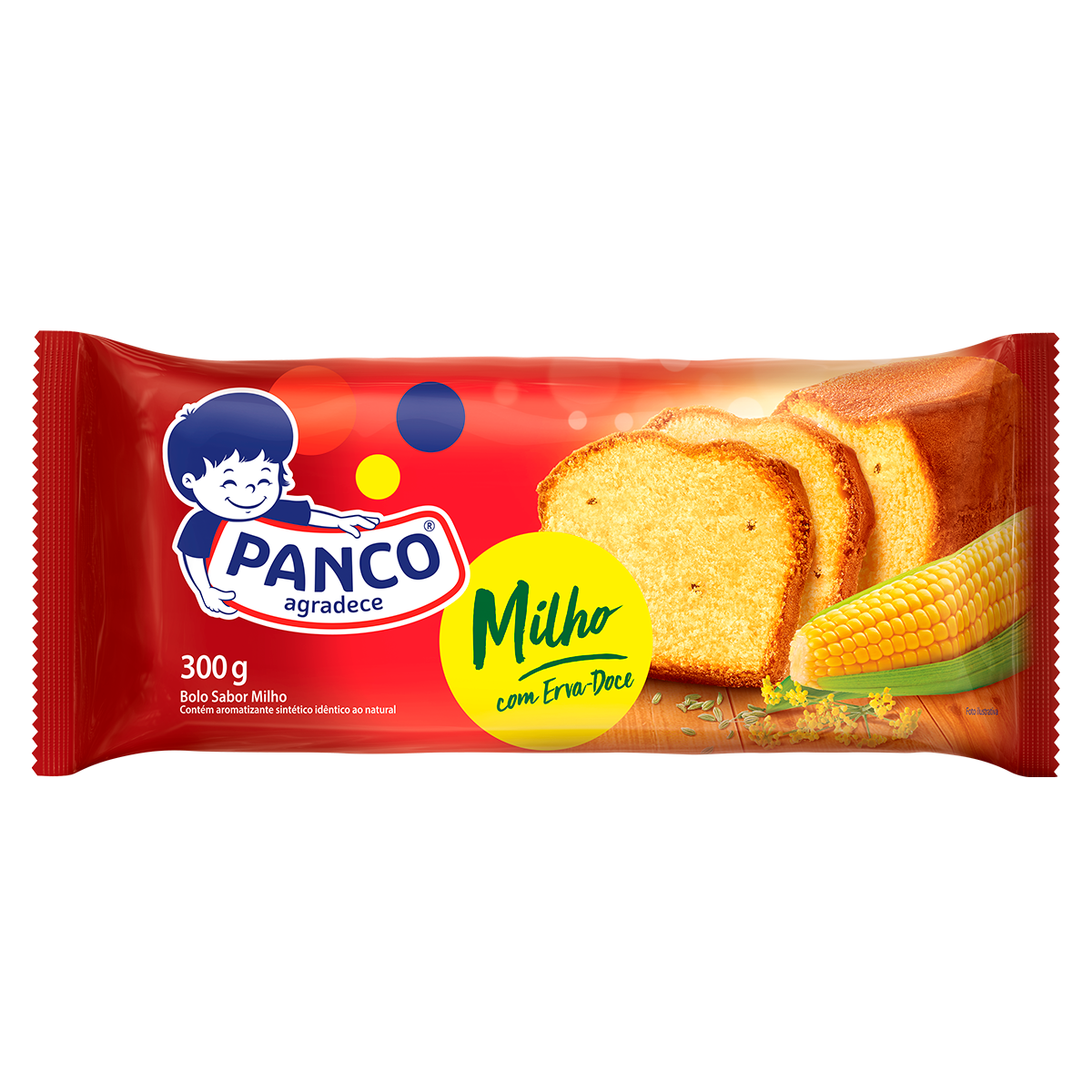Bolo Milho com Erva-Doce Panco 300g&nbsp;
