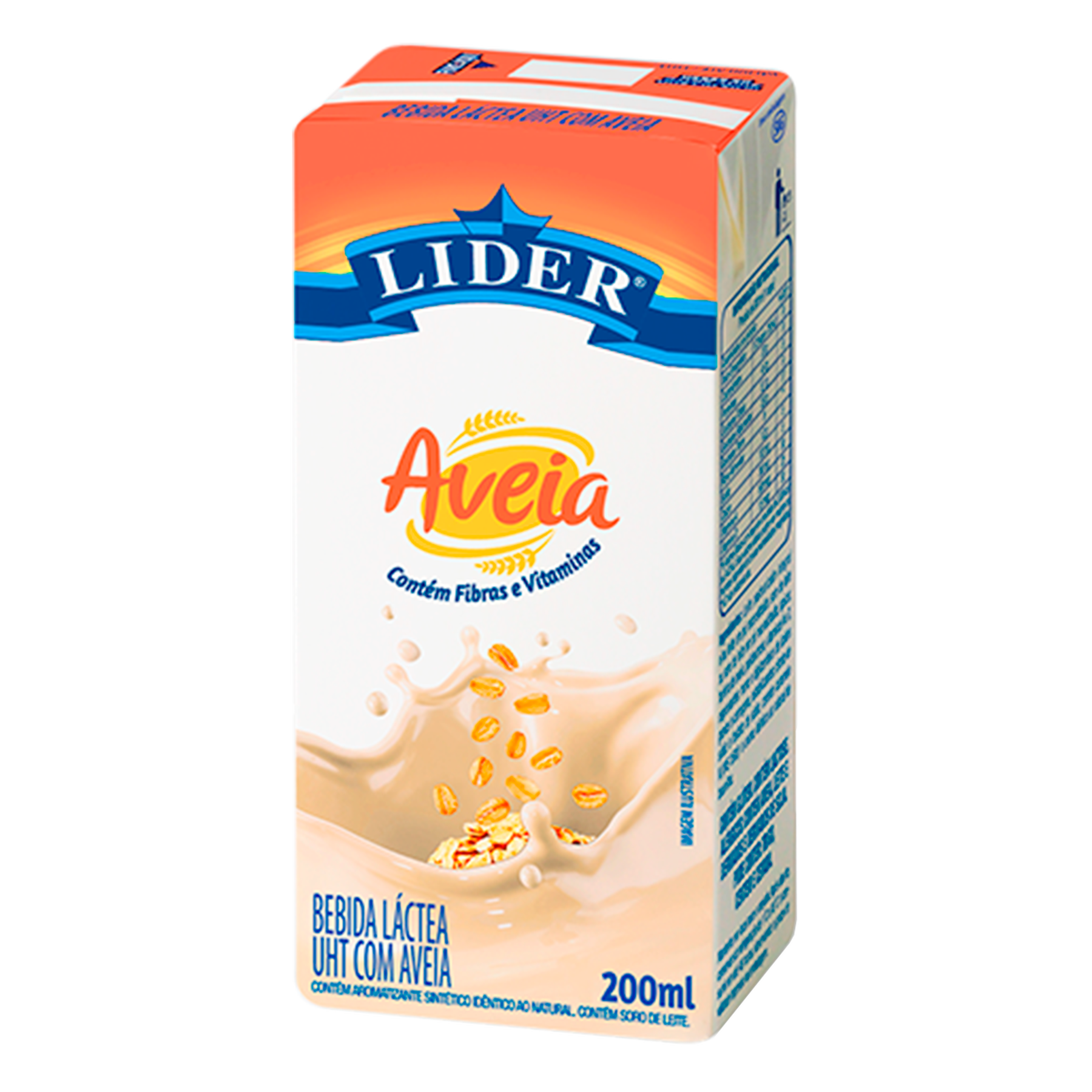 Bebida Láctea UHT Aveia Lider Caixa 200ml