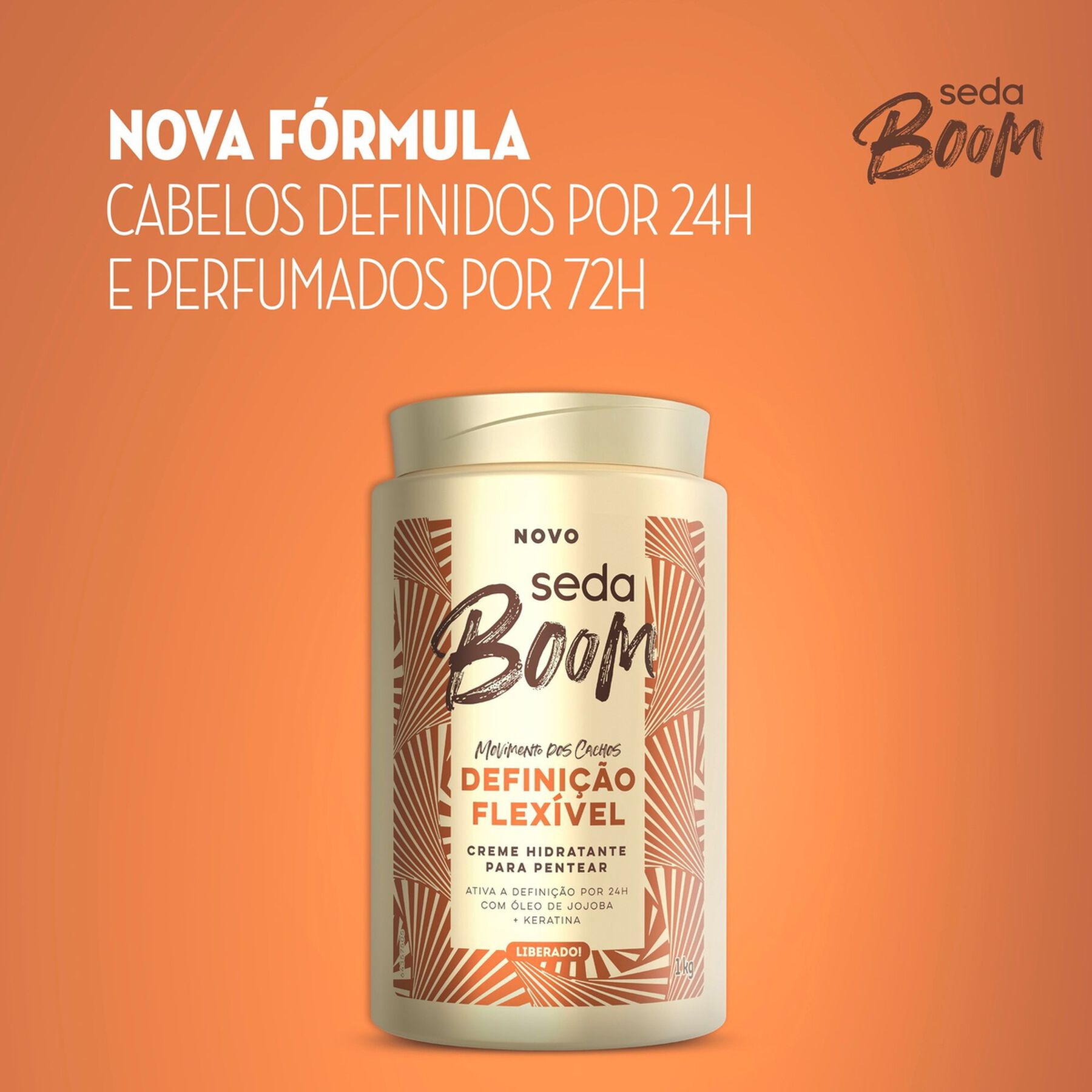 Creme para Pentear Seda Boom Definição Flexível 1kg
