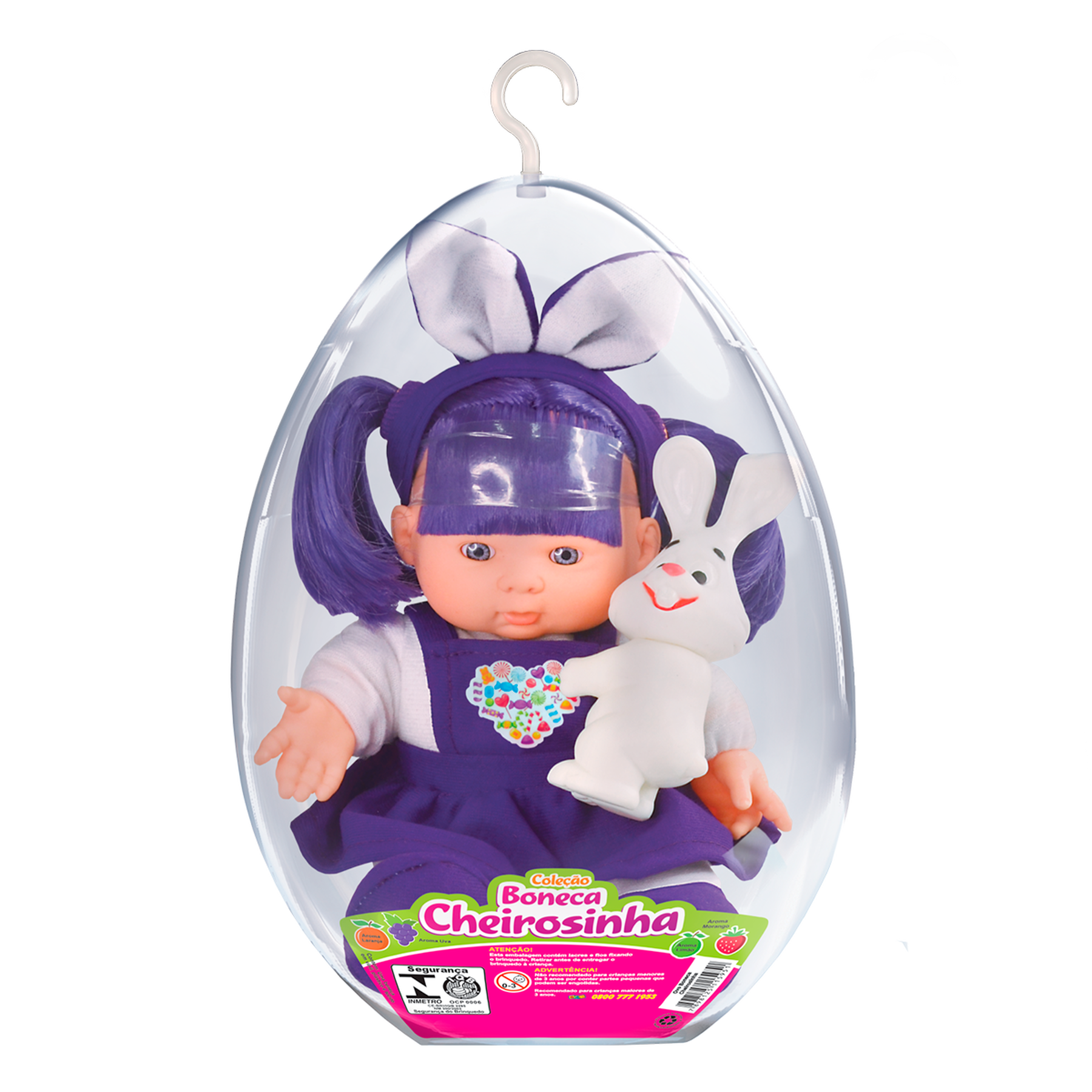 Ovo de Brinquedo Boneca Cheirosinha (M) - Sortido