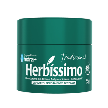 Desodorante Herbissimo Tradicional Creme 55g