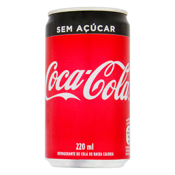 Refrigerante sem Açúcar Coca-Cola Lata 220ml