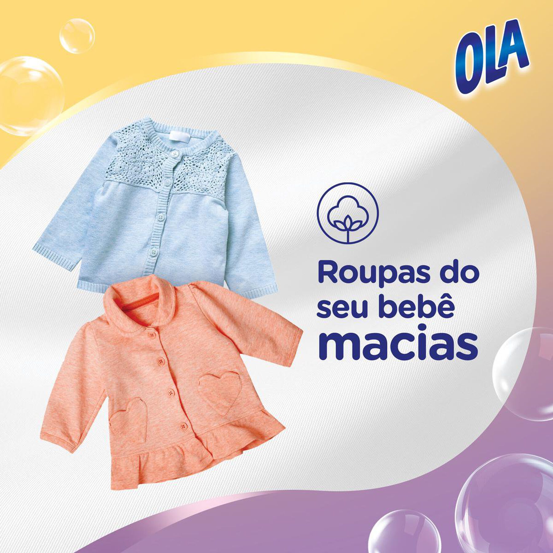 Sabão Roupas Delicadas Bebê Ola Frasco 1l
