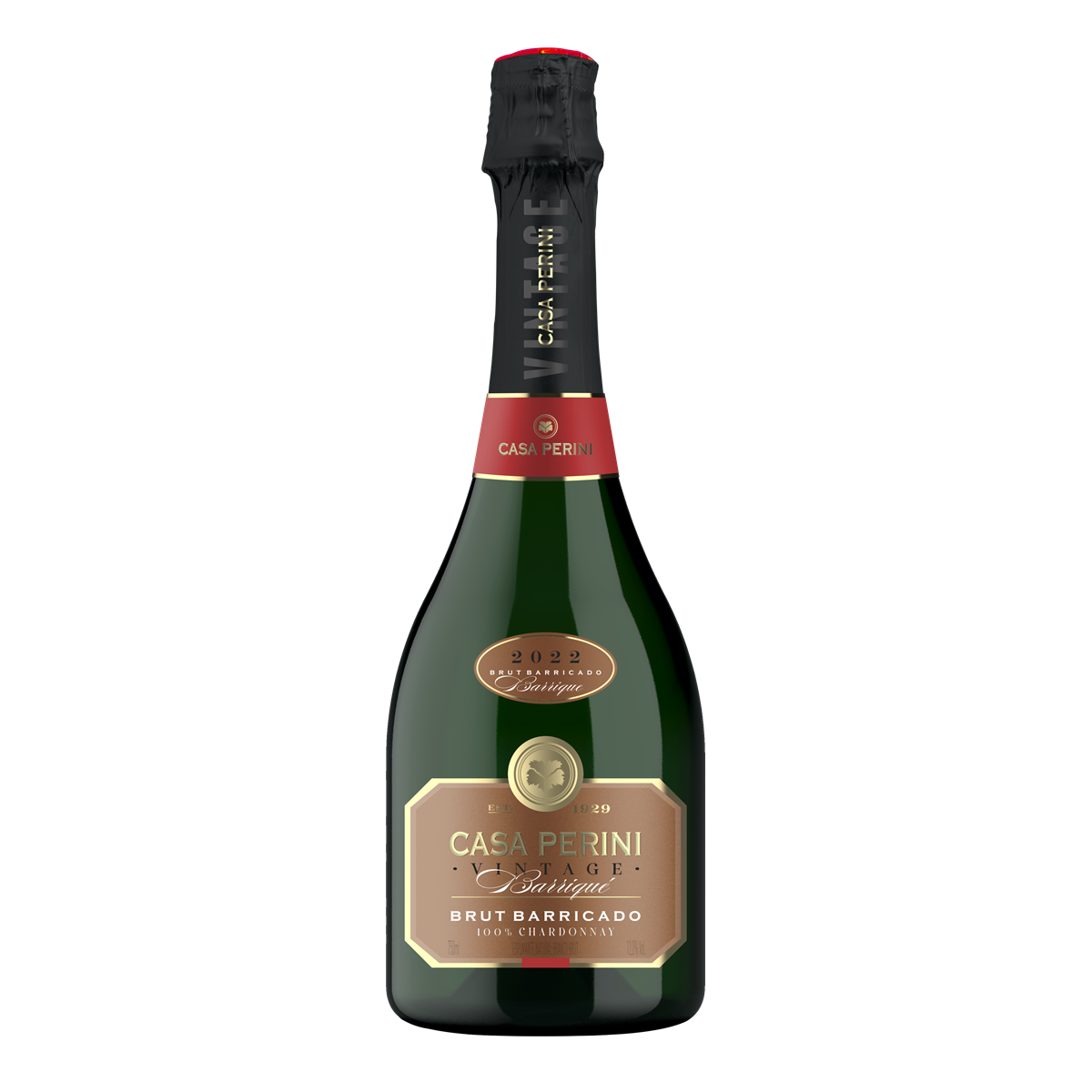 Espumante Brut Barricado Casa Perini Garrafa 750ml