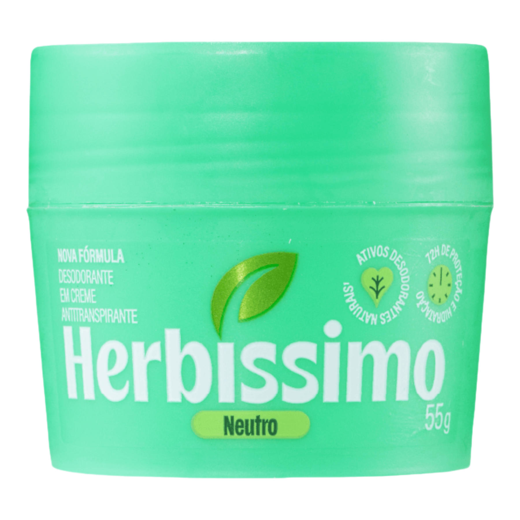 Desodorante Antitranspirante Creme Herb&iacute;ssimo Neutro 55g