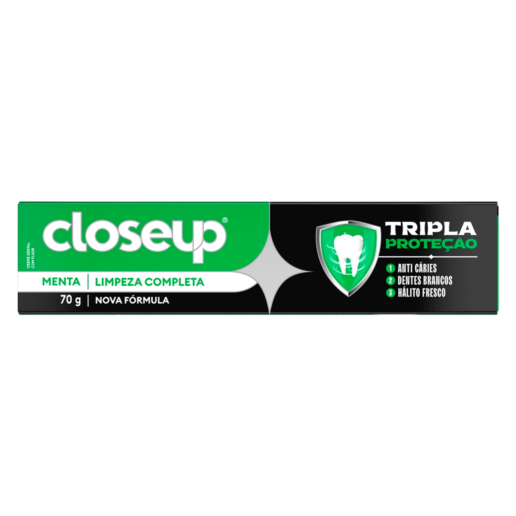Creme Dental Menta Closeup Triple Caixa 70g&nbsp;