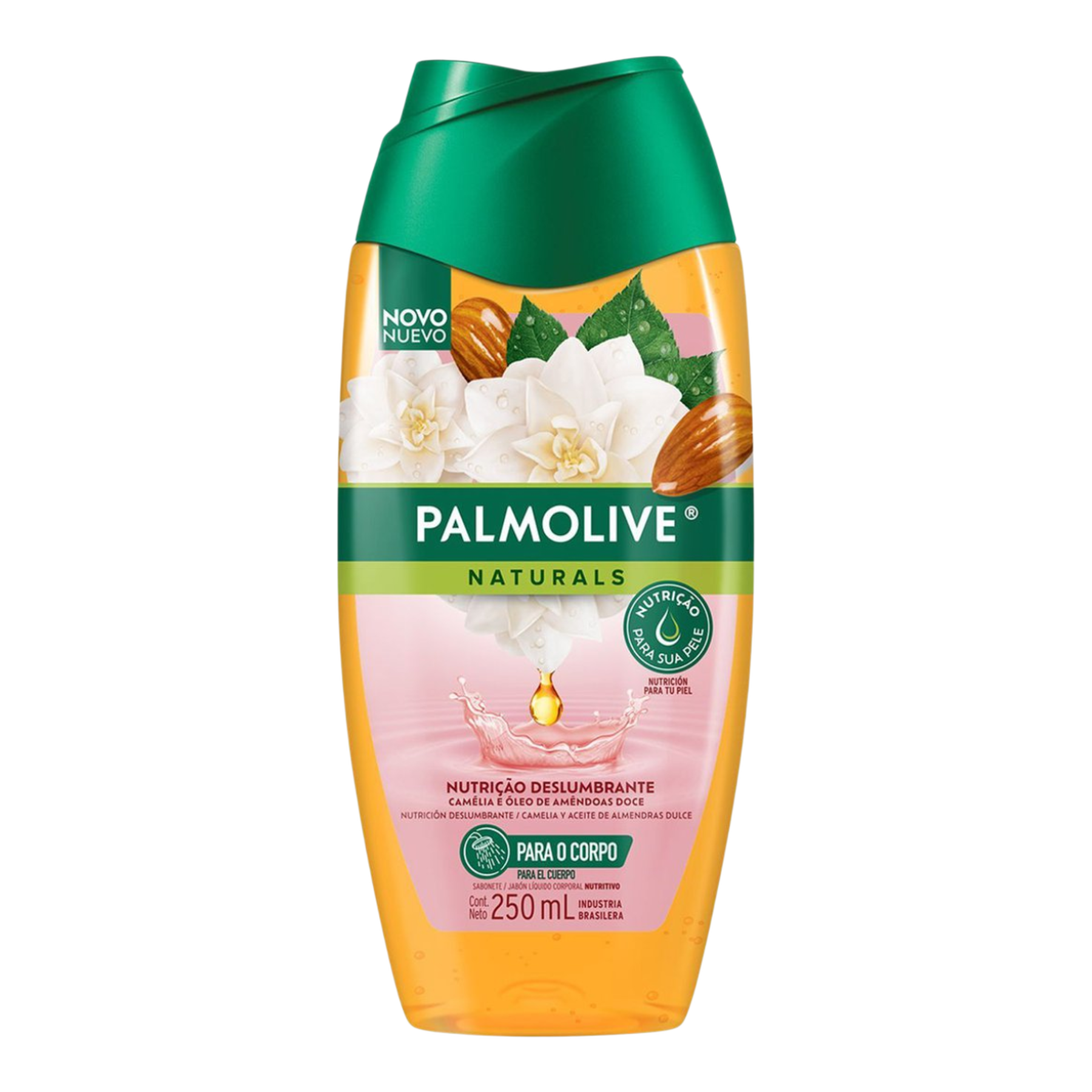 Sabonete L&iacute;quido Palmolive Naturals Nutri&ccedil;&atilde;o Deslumbrante Frasco 250ml