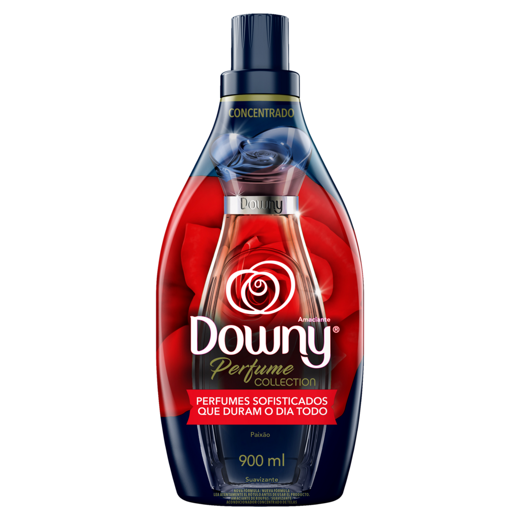 Amaciante de Roupa Concentrado Paixão Downy Perfume Collection Frasco 900ml