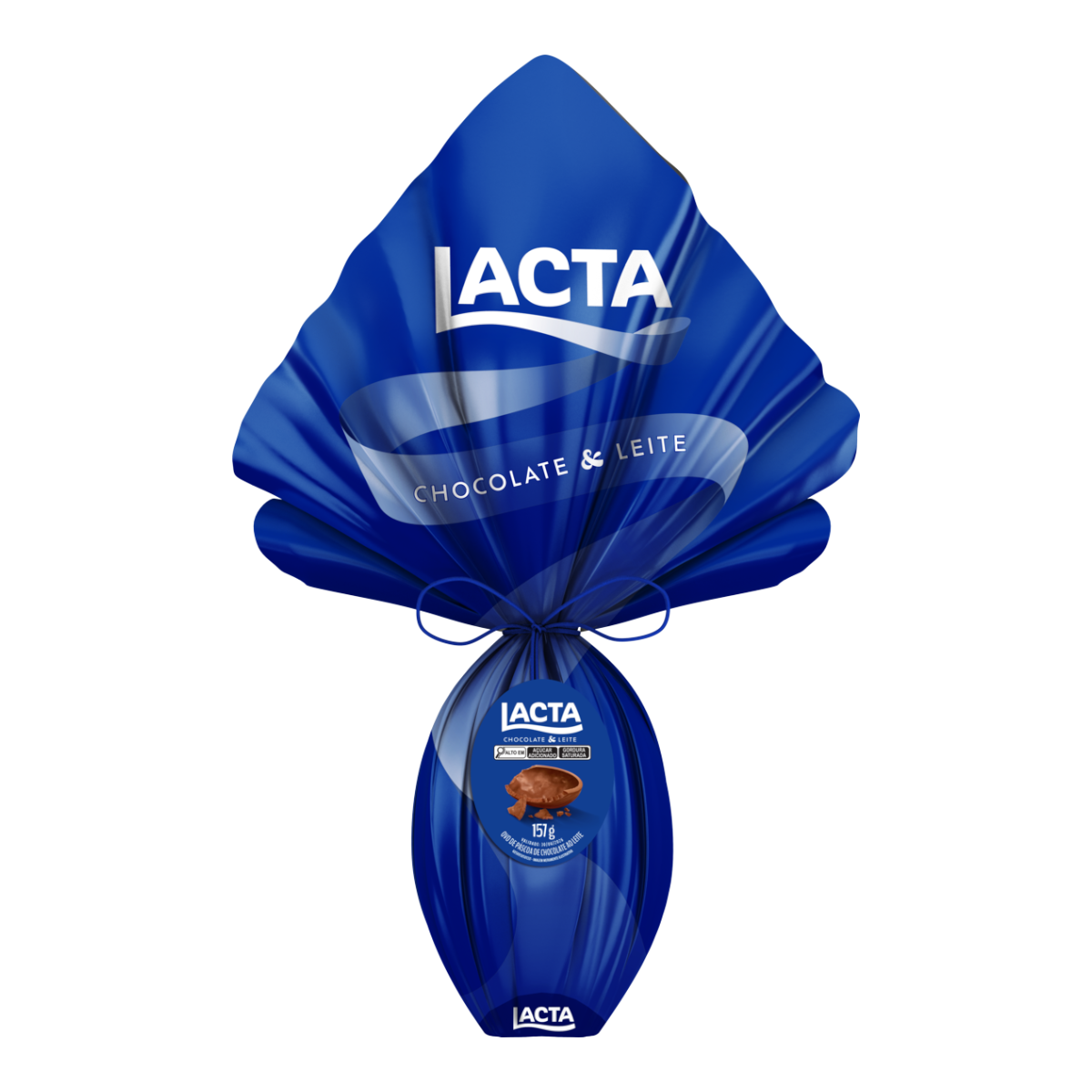 Ovo de P&aacute;scoa ao Leite Lacta 157g